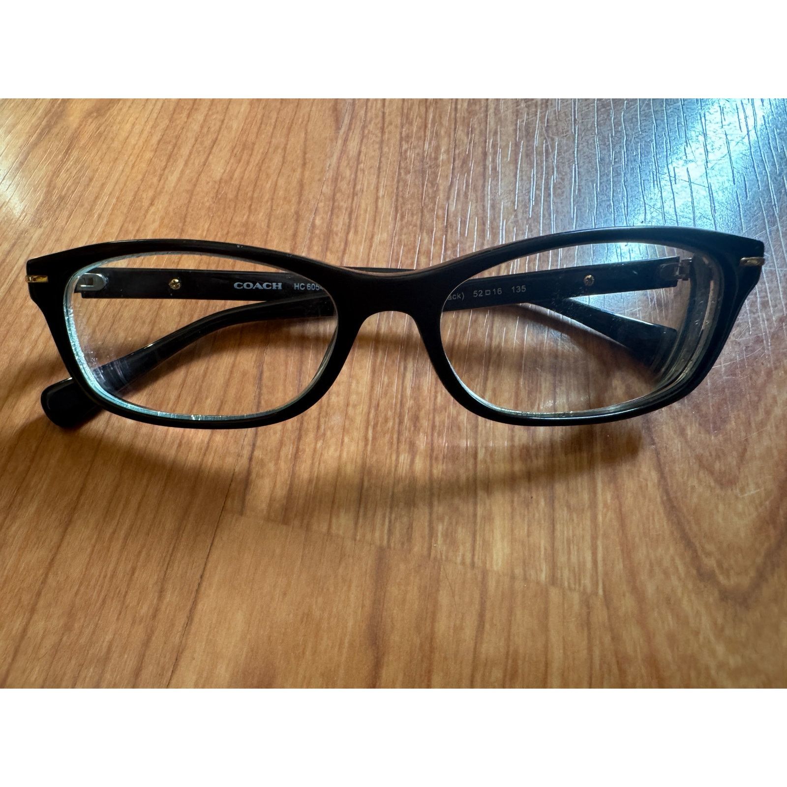 Ralph Lauren Coach Elise HC 6054 / 5002 Black Eyeglass Frames Size ONE SIZE - 4 Thumbnail