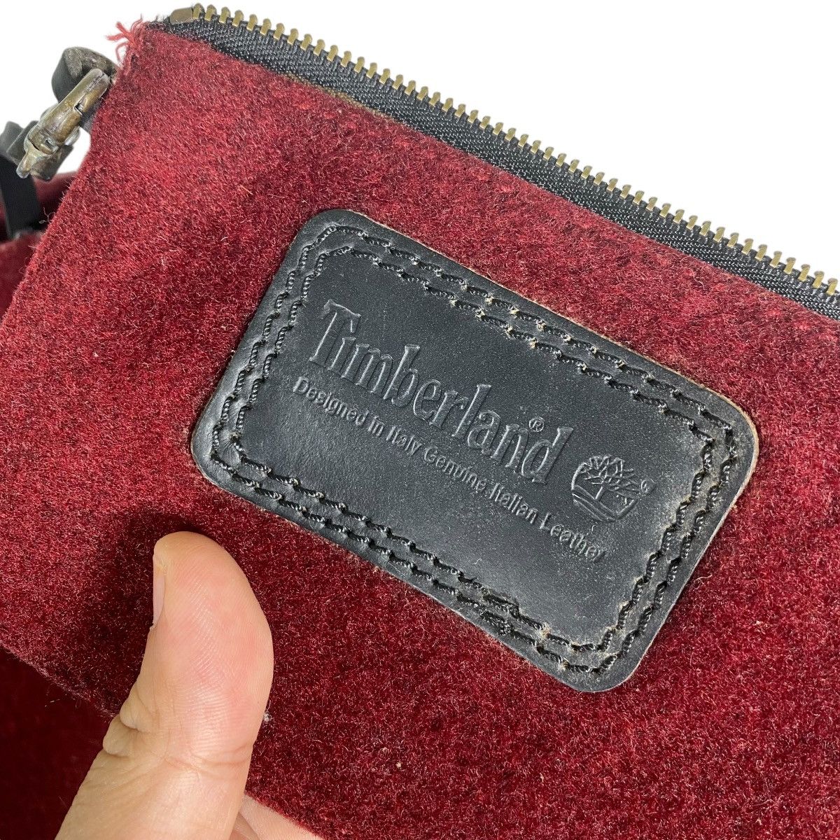 Timberland × Vintage Vintage Timberland Wool Rope Laether Tote Bag Size ONE SIZE - 10 Thumbnail