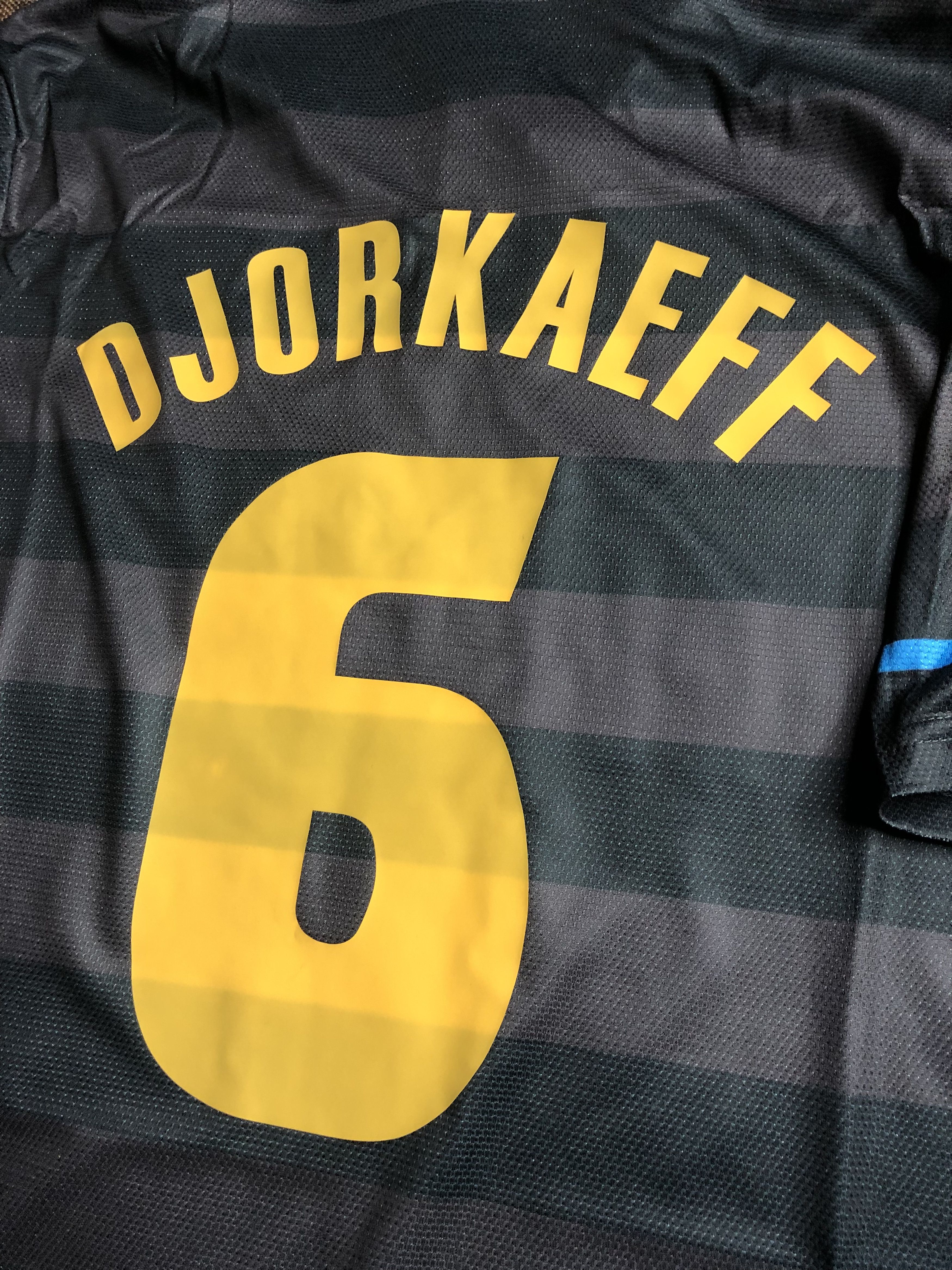 Vintage 1997-1998 DJORKAEFF AWAY RETRO JERSEY Size US L / EU 52-54 / 3 - 4 Thumbnail