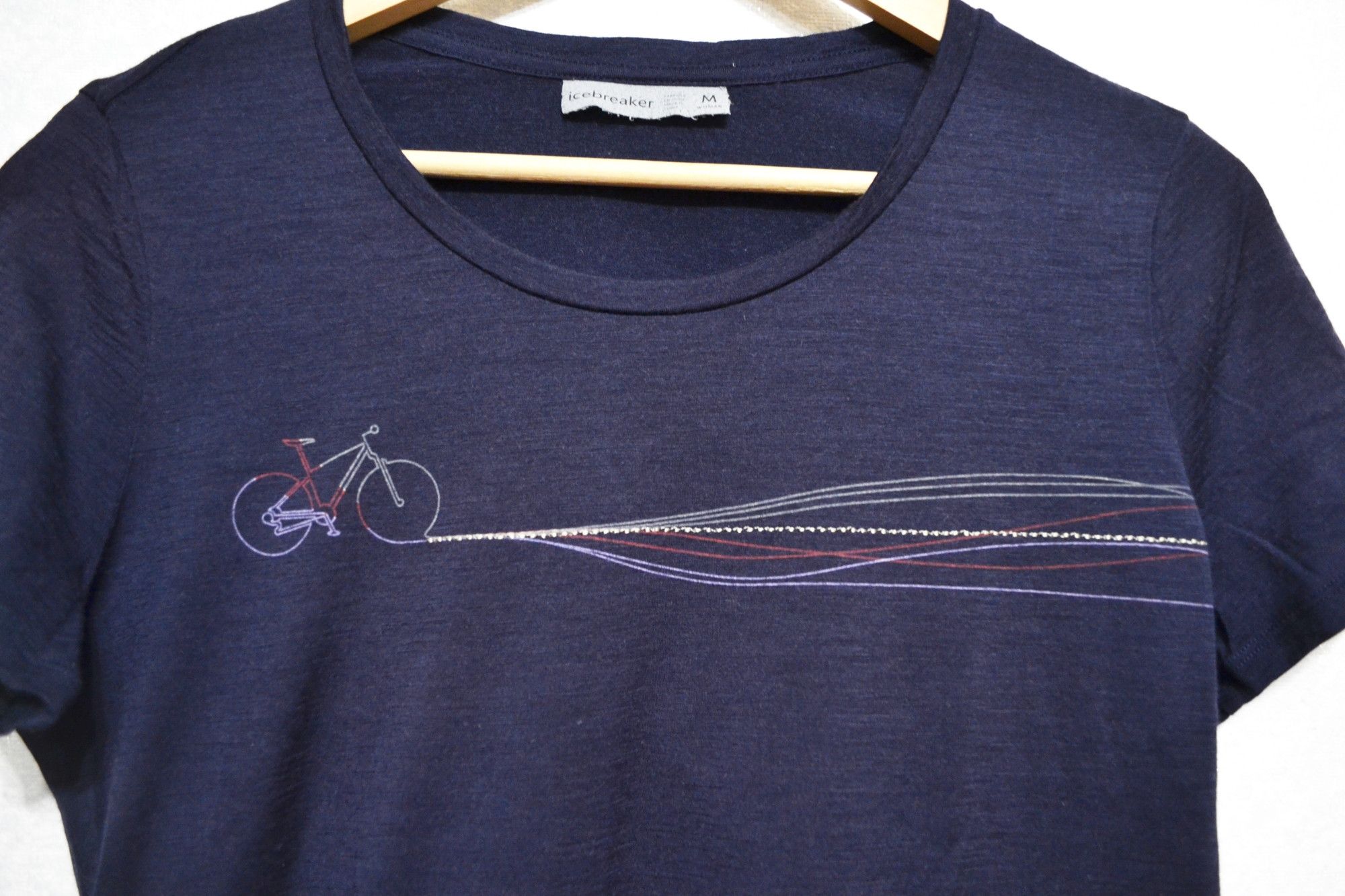 Icebreaker Icebreaker Merino Wool T-Shirt Cadence Paths Womens Size M Size M / US 6-8 / IT 42-44 - 2 Thumbnail