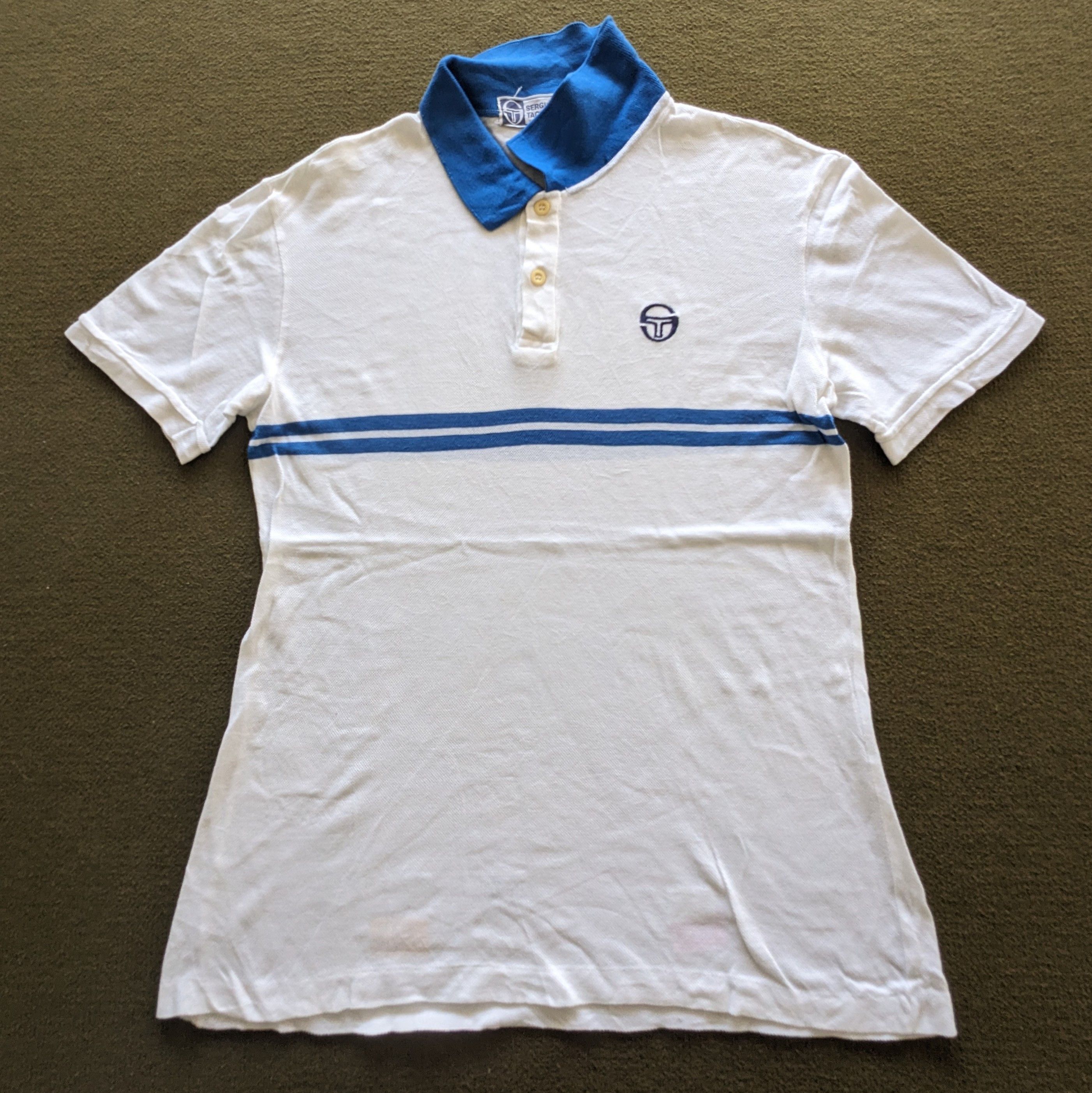 Sergio Tacchini Vintage SERGIO TACCHINI Polo Shirts Size US M / EU 48-50 / 2 - 1 Thumbnail