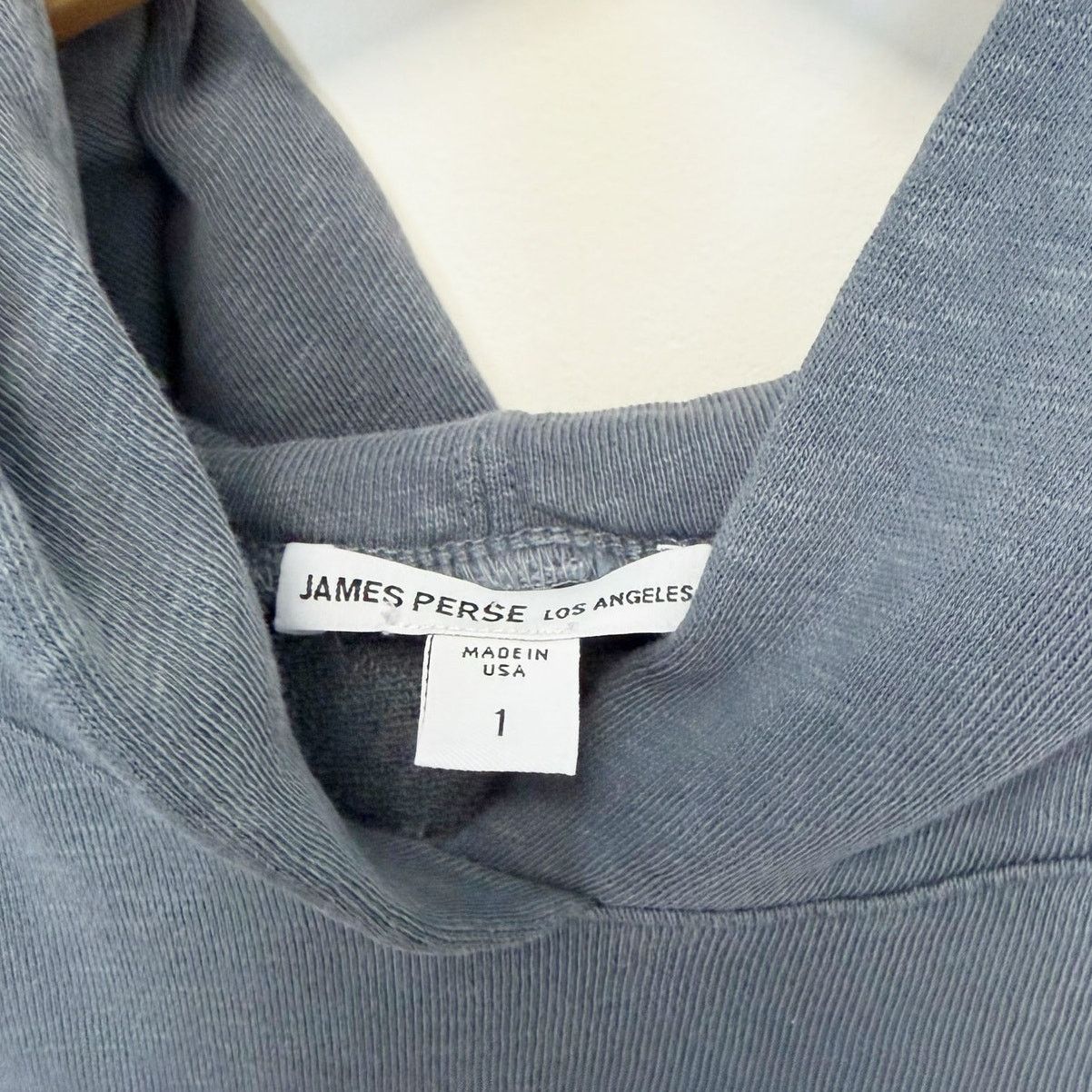 James Perse James Perse Gray Raw Hem Lightweight Shirt Hoodie Sz S Size S / US 4 / IT 40 - 2 Thumbnail
