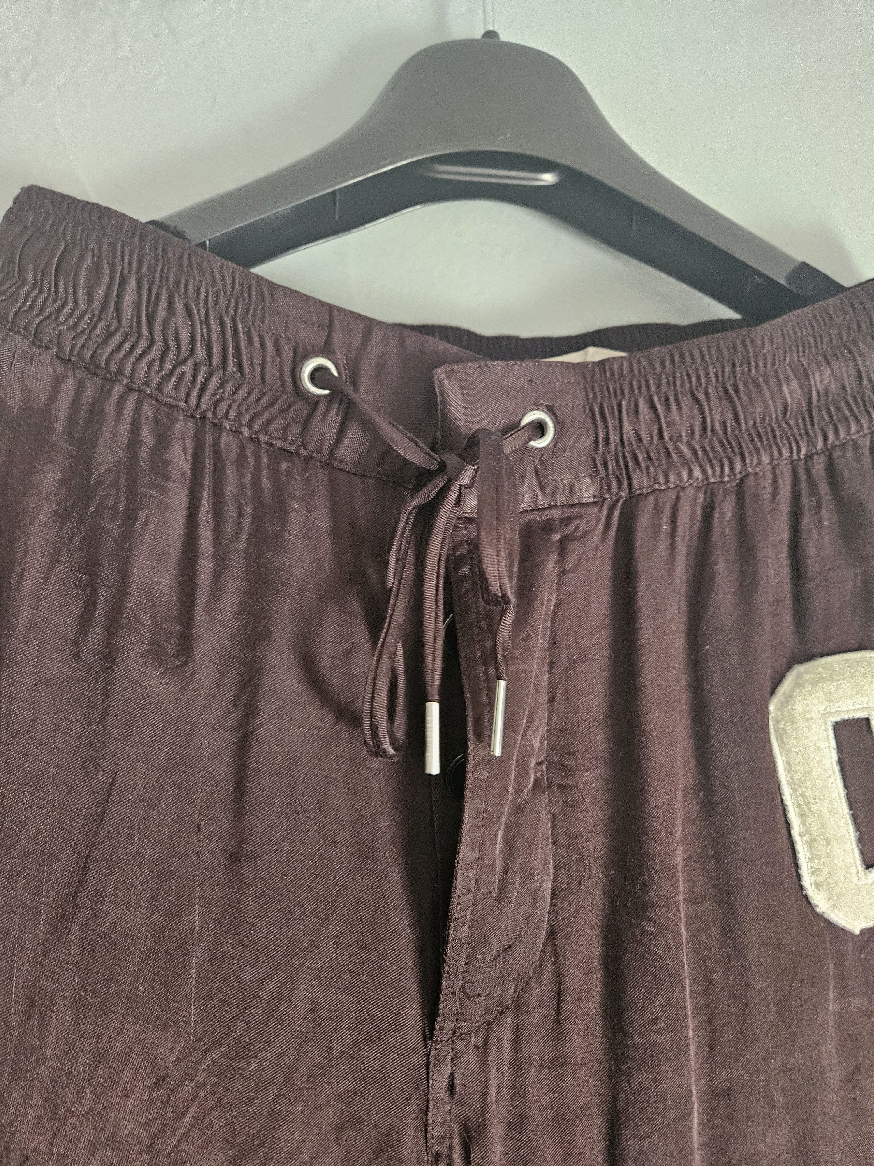 Celine Brown Viscose C Patch Track Pants Size US 34 / EU 50 - 4 Thumbnail