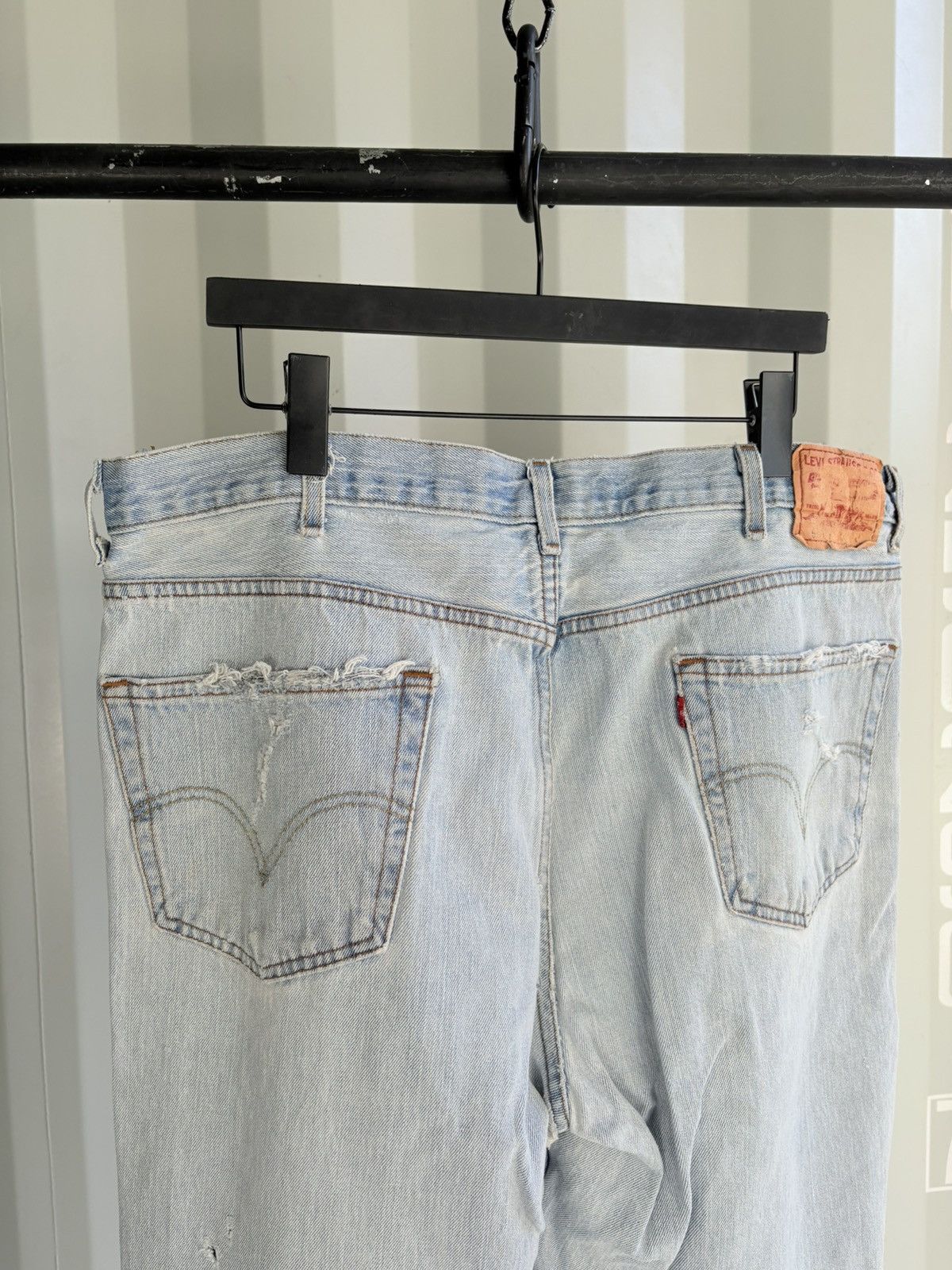 Levi's × Vintage Vintage Levi’s Distressed Denim Size US 40 / EU 56 - 5 Thumbnail
