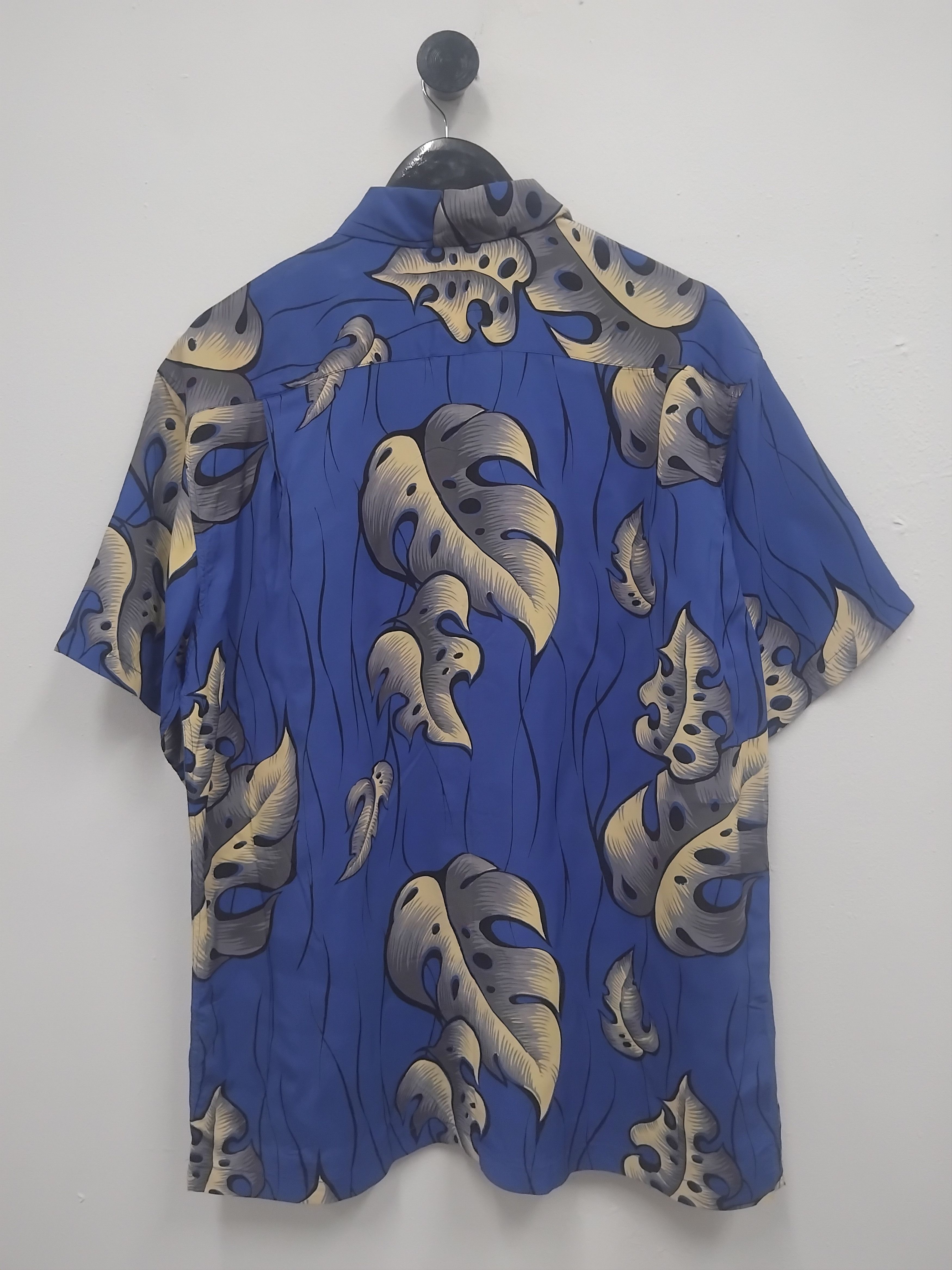 Sugar Cane Sun surf Leaf Tree Japanese brand Hawaiian Shirt Size US L / EU 52-54 / 3 - 11 Thumbnail