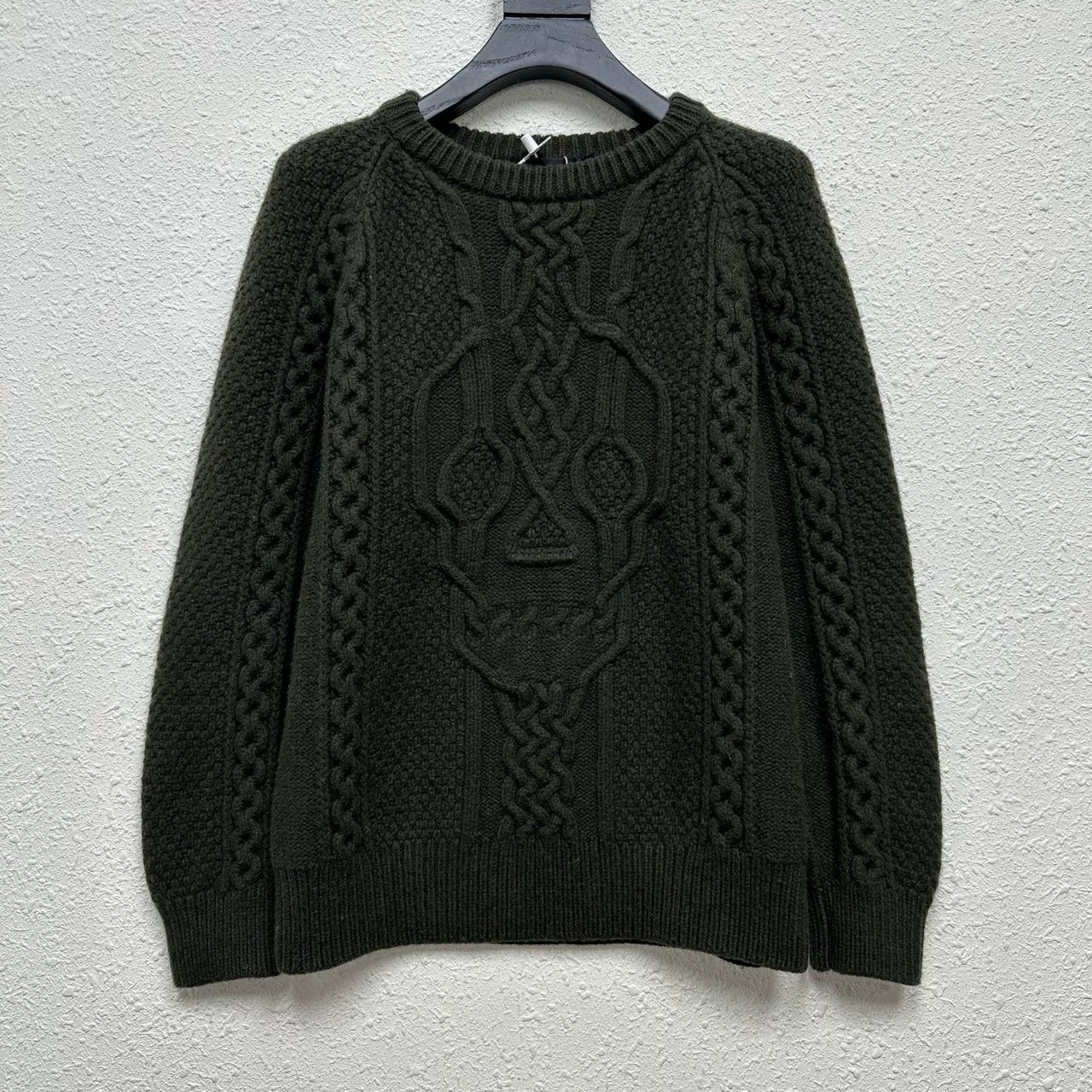 Alexander Mcqueen Skull Knit Wool Sweater