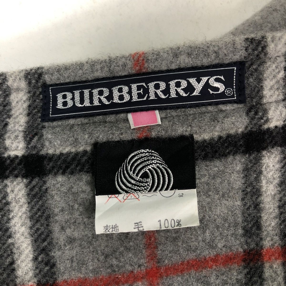 Burberry 🌺Vintage Wool Skirt Burberrys Nova Check Size 24" / US 00 / IT 34 - 10 Thumbnail