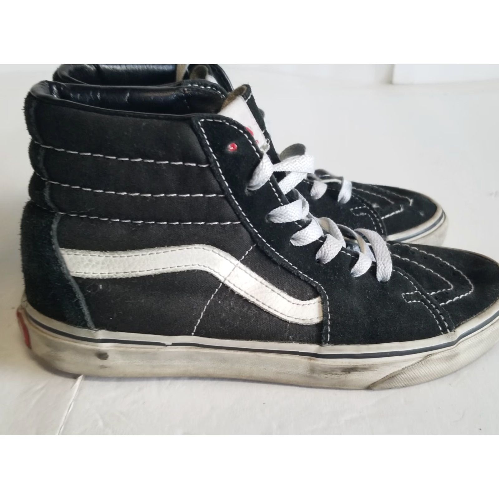 Vans VANS SK8 HI Men 5 Women 6.5 Black Canvas High Top Skateboard Shoes Sk8-Hi Sneaker Skateboarding Mens Women Black/White Size S / US 4 / IT 40 - 2 Thumbnail