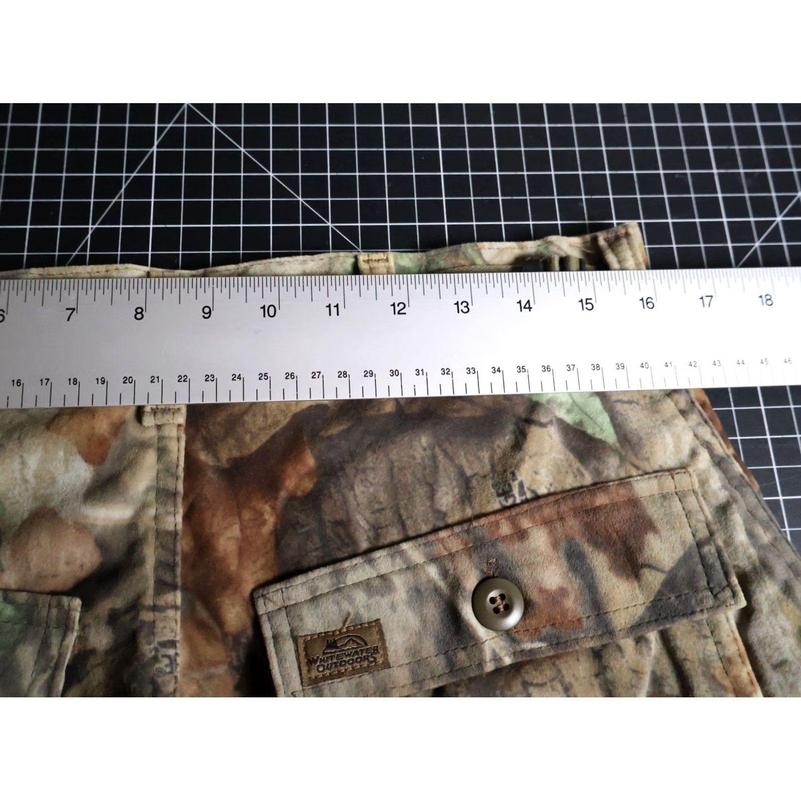 Vintage VINTAGE Whitewater Outdoors Baggy Cargo Pants Mens Medium 32 x 29 Brown Camo Nylon Zip Fly USA Made 90s Camouflage Cargo Army Style Pants Mens Size US 32 / EU 48 - 5 Thumbnail