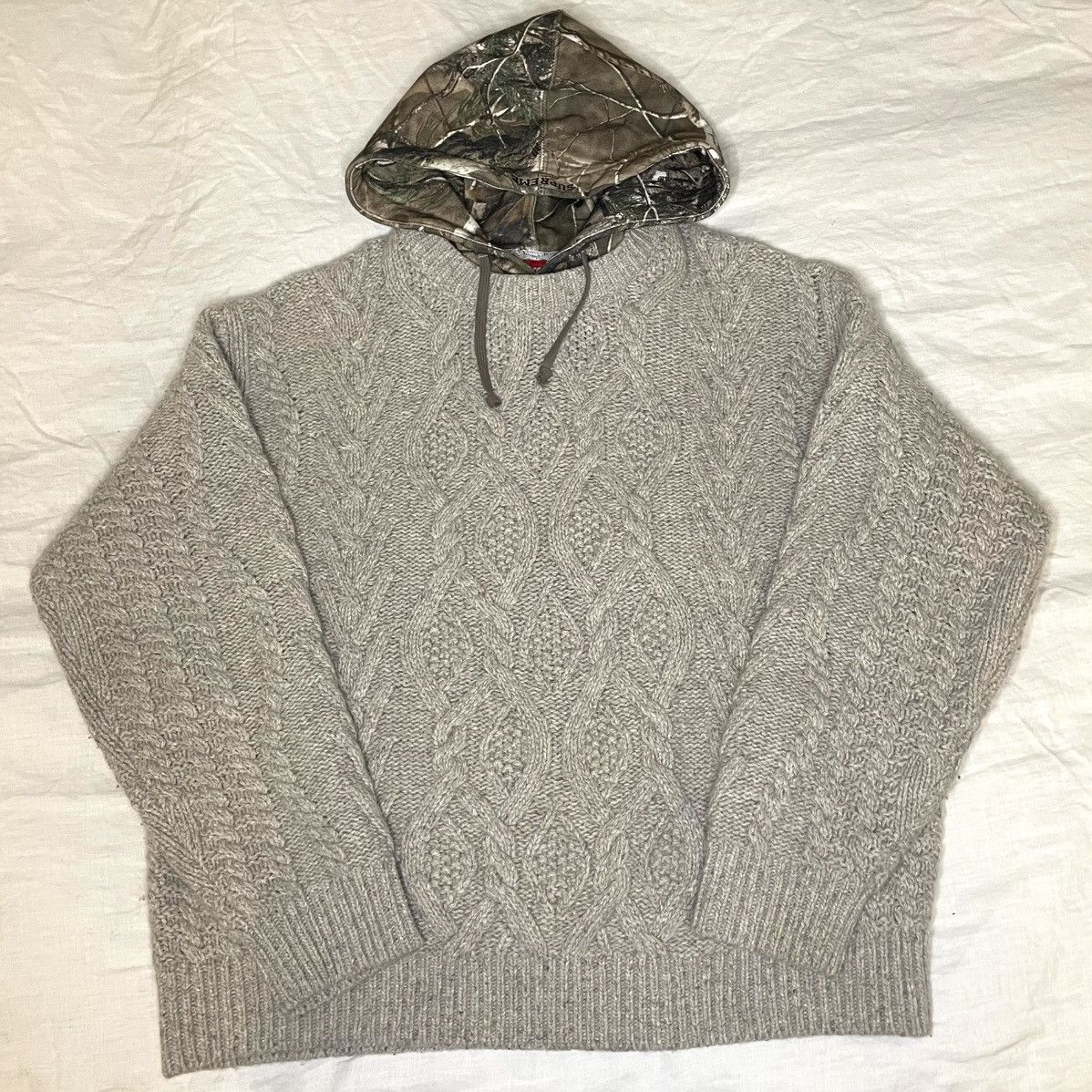 Supreme Supreme cable hooded sweater Size US M / EU 48-50 / 2 - 1 Thumbnail