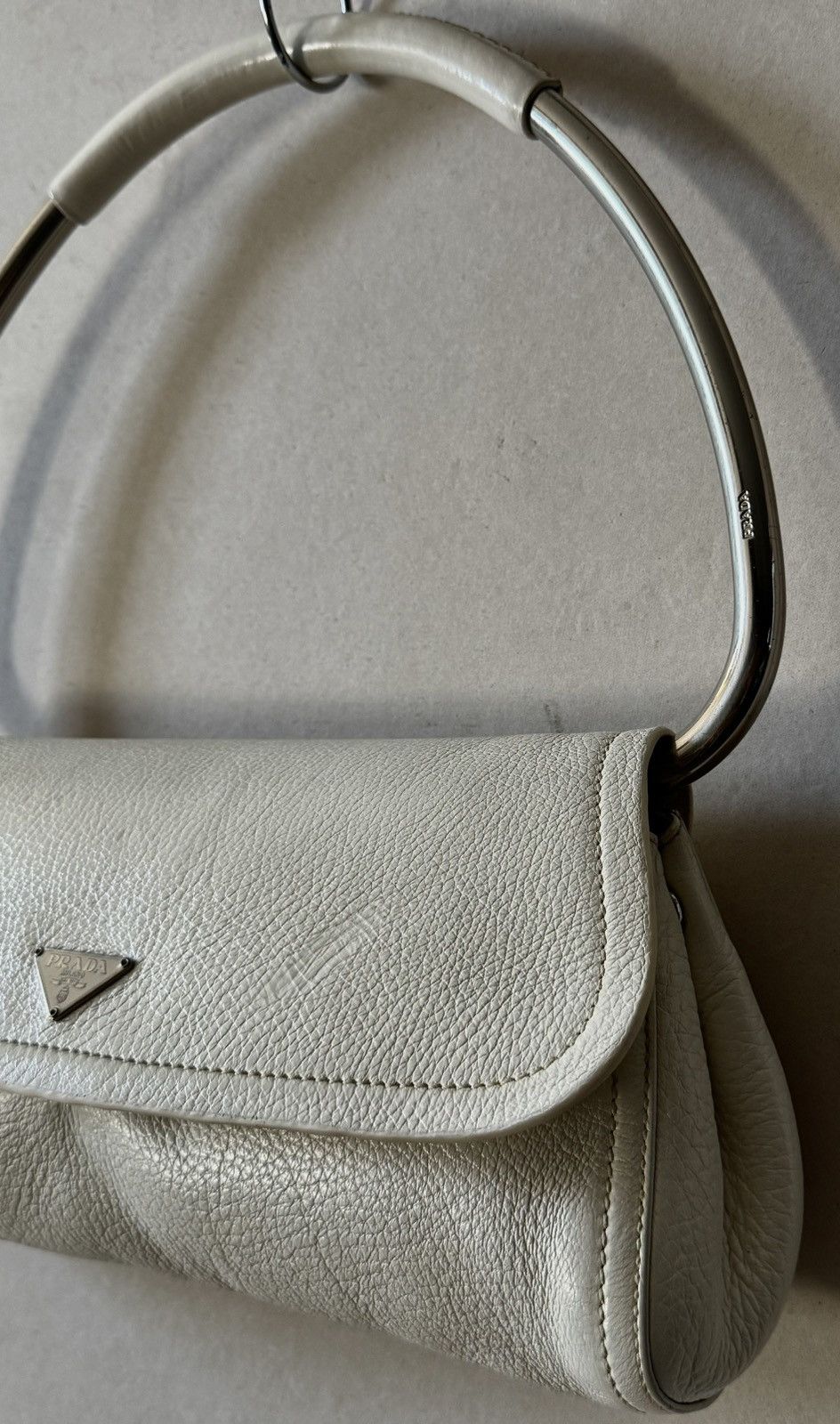 Prada Archive Prada - Miuccia - SS2003 - Leather Metal Swing Bag Size ONE SIZE - 4 Thumbnail