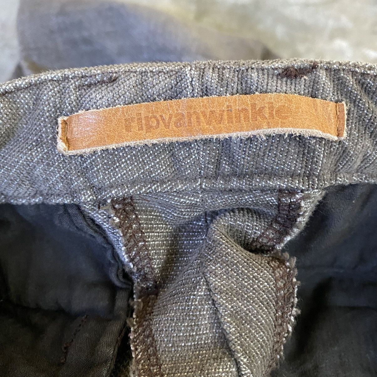 RIPVANWINKLE 2000s RIP VAN WINKLE Cargo Denim Pants Size US 29 - 12 Thumbnail