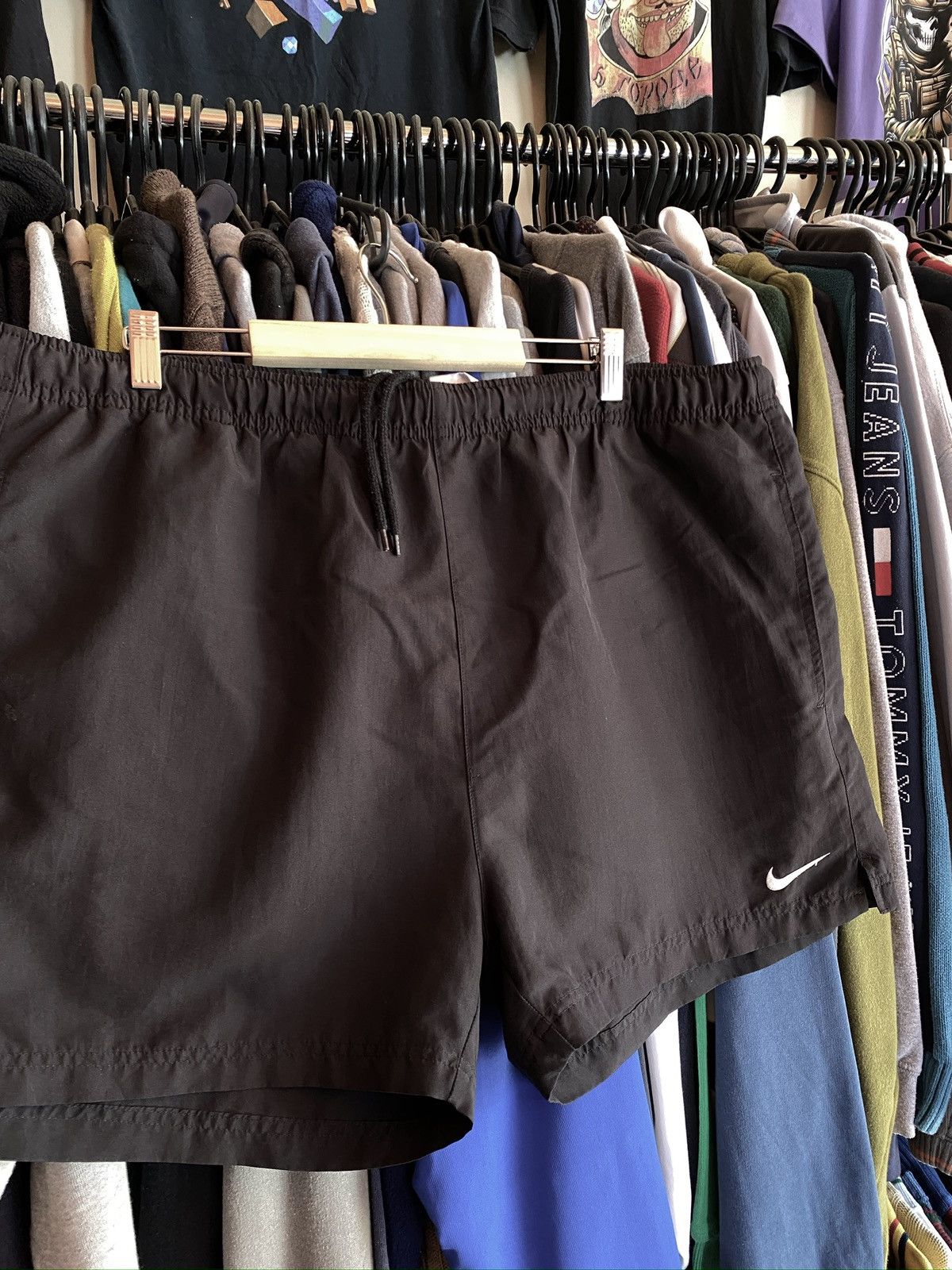 Nike VINTAGE NIKE BLACK SHORTS 90s Size US 36 / EU 52 - 2 Thumbnail
