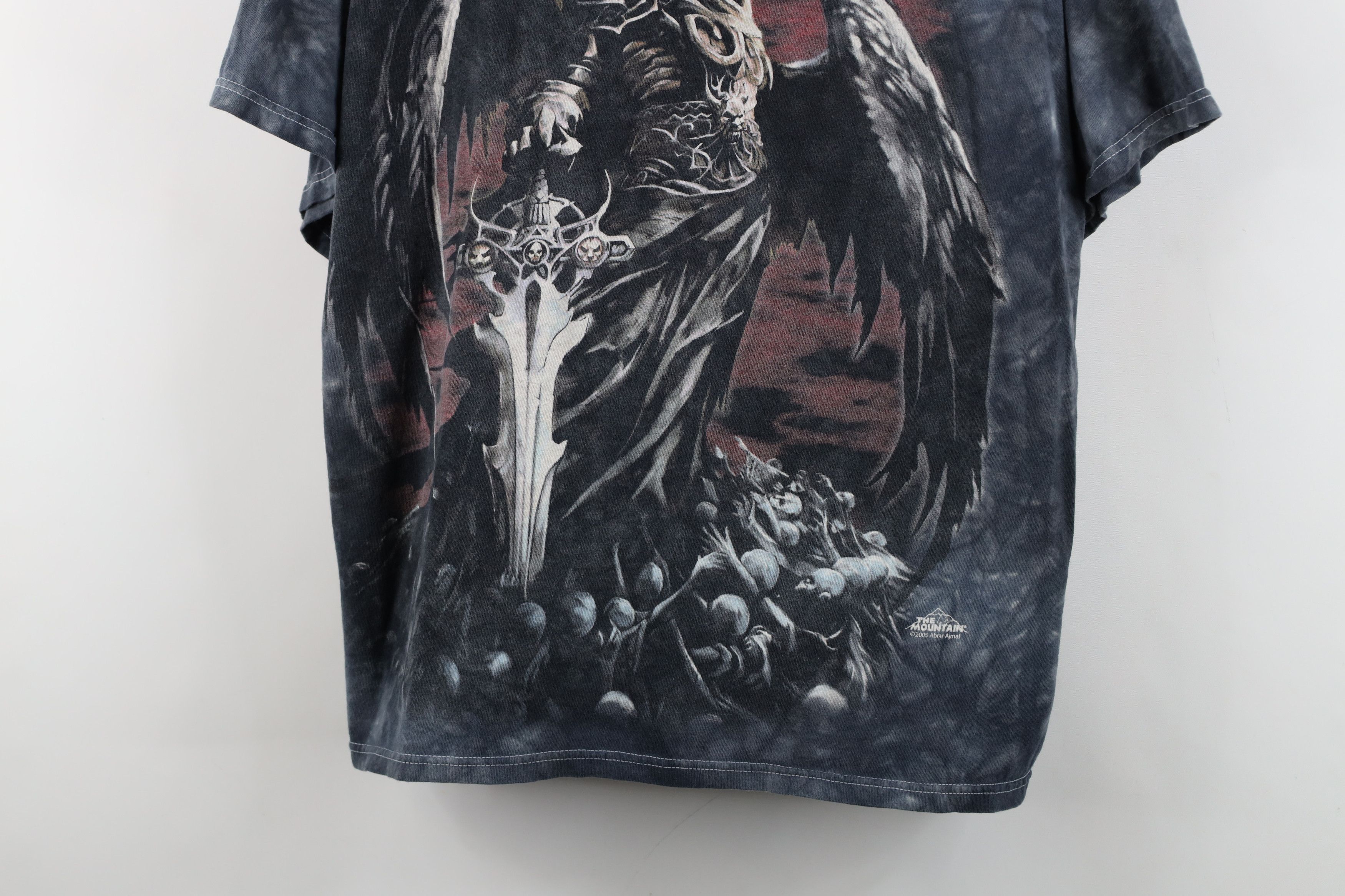 Vintage Vintage Y2K Streetwear Fantasy Grim Reaper Skeleton T-Shirt Size US XL / EU 56 / 4 - 3 Thumbnail
