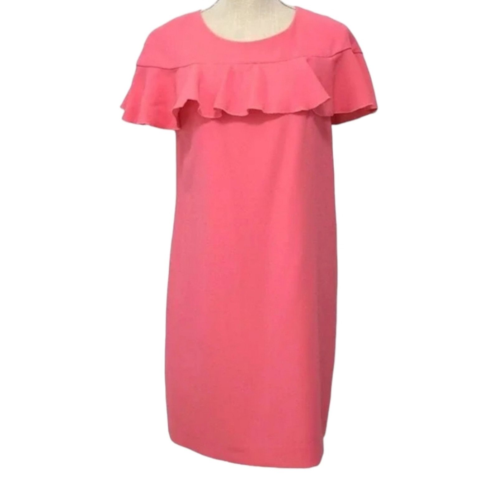 Trina Turk Trina Turk Charleston Ruffle top dress pink 4 Size S / US 4 / IT 40 - 1 Thumbnail
