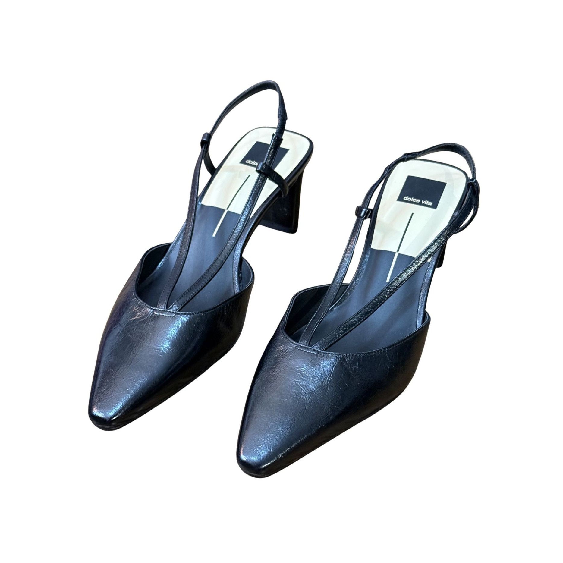 Dolce Vita DOLCE VITA Ginay Pointed Toe Slingback Blade Heel EUC $150 S Size US 11 / IT 41 - 5 Thumbnail