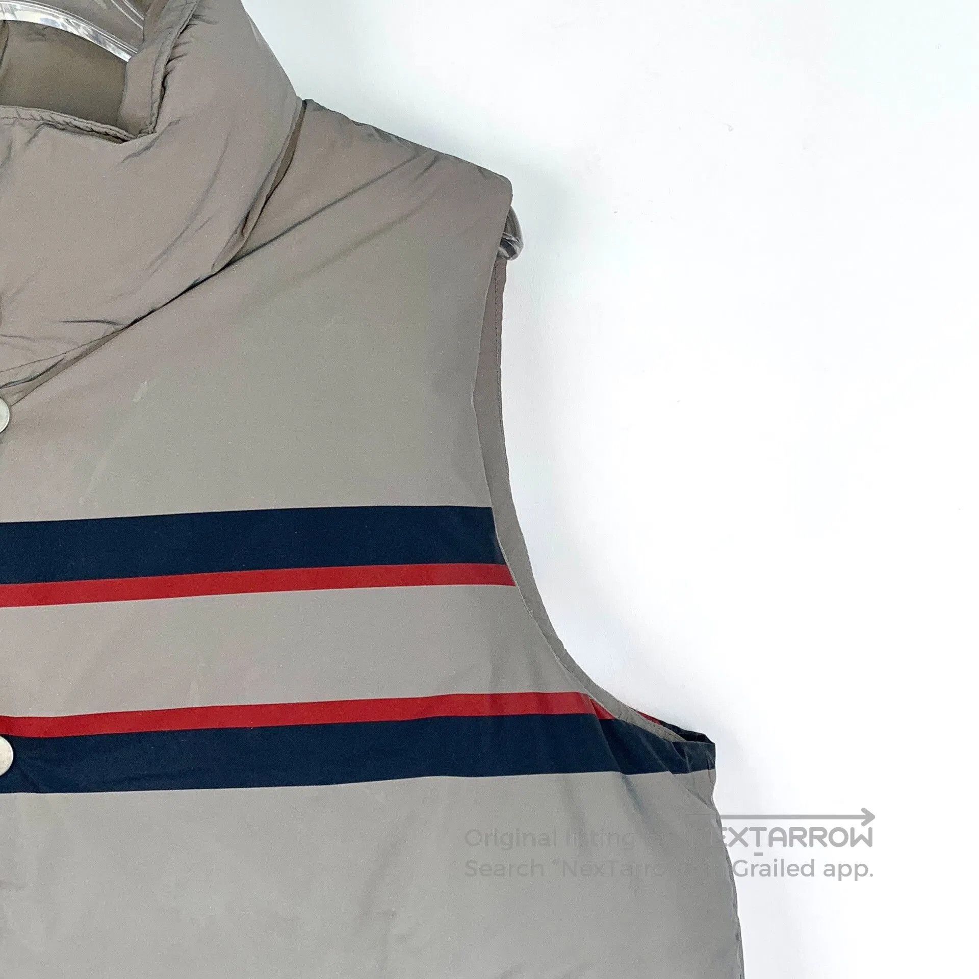 Dior Dior 2022 Gray Striped Star Sleeveless Down Vest. Size US S / EU 44-46 / 1 - 3 Thumbnail
