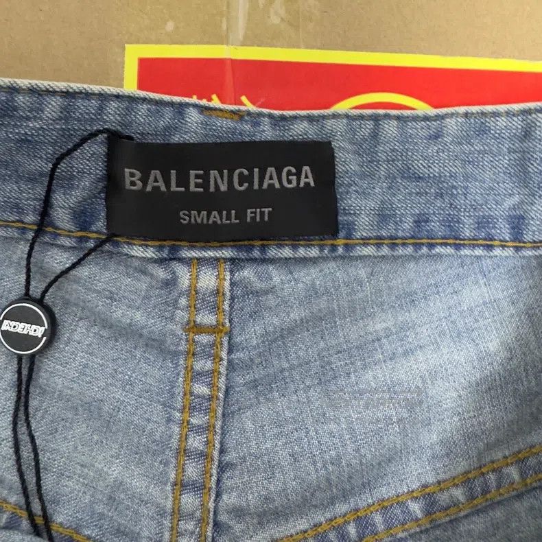 Balenciaga Balenciaga size M Storm Blue Wide-Leg Denim Pants Size US 27 - 3 Thumbnail
