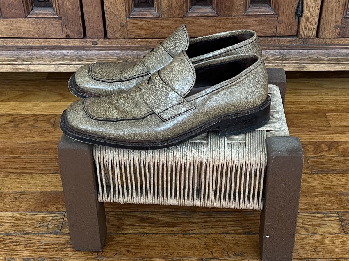 靴 Prada archive 00s square Loafer 00s prada archive suede squaretoe loafer 【公式通販】