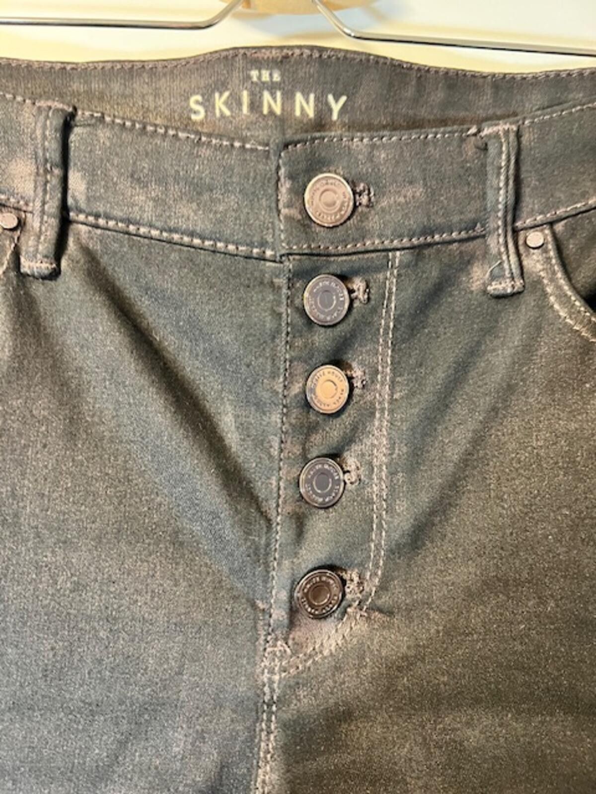 Other WHITE HOUSE BLACK MARKET High-Waisted Skinny Jeans Size 27" / US 4 / IT 40 - 4 Thumbnail