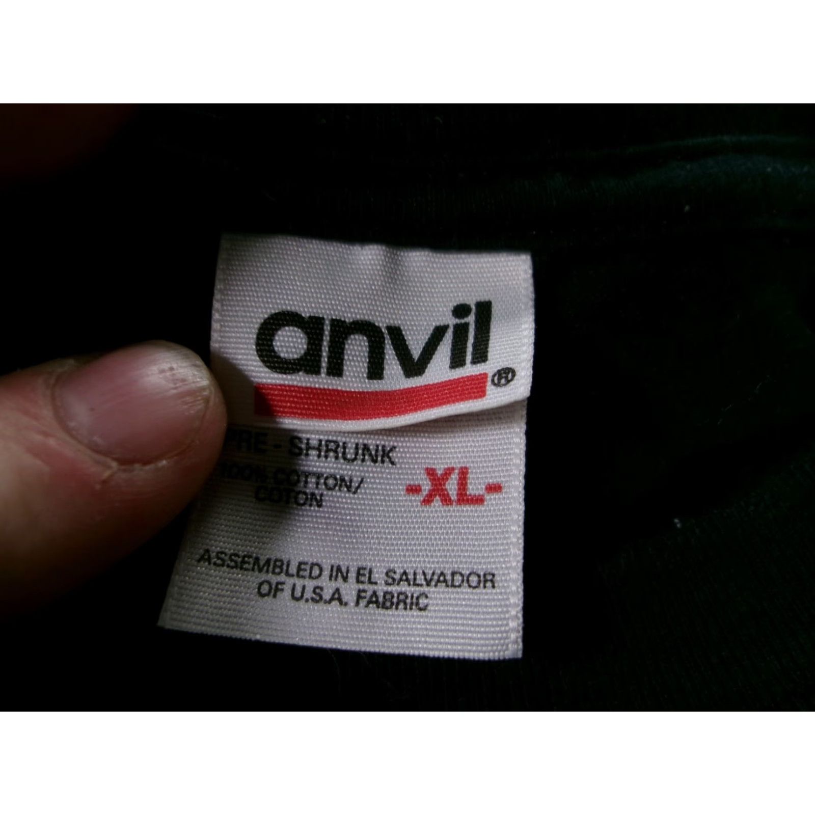 Anvil VINTAGE Genesis House Shirt Men XL Black Graphic Pre-Shrunk Band 13 USA Fabric Size US XL / EU 56 / 4 - 7 Thumbnail
