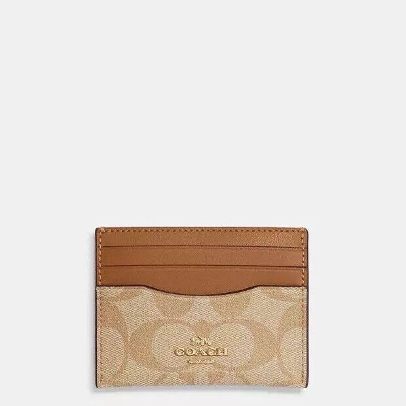 Coach NWT Coach Card Case CH415 SLIM ID Canvas Size ONE SIZE - 6 Thumbnail