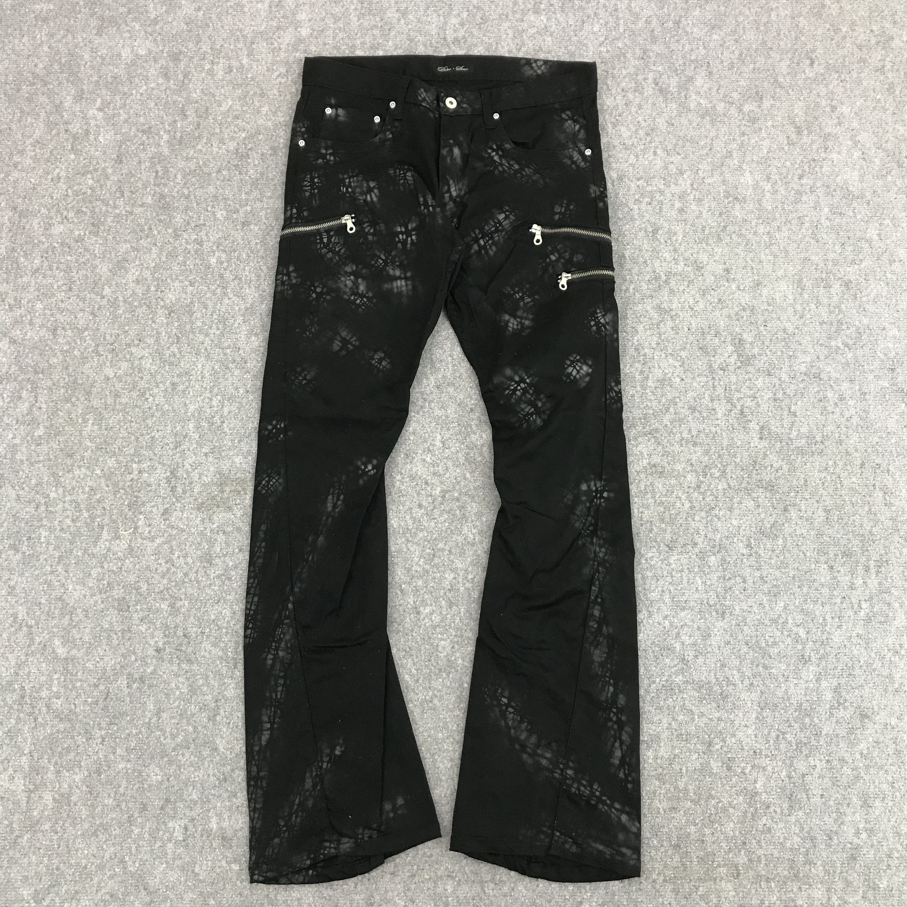 Japanese Brand JAPAN RIKE&STAR BOOTCUT PUNK STYLE JEANS Size US 30 / EU 46 - 1 Thumbnail