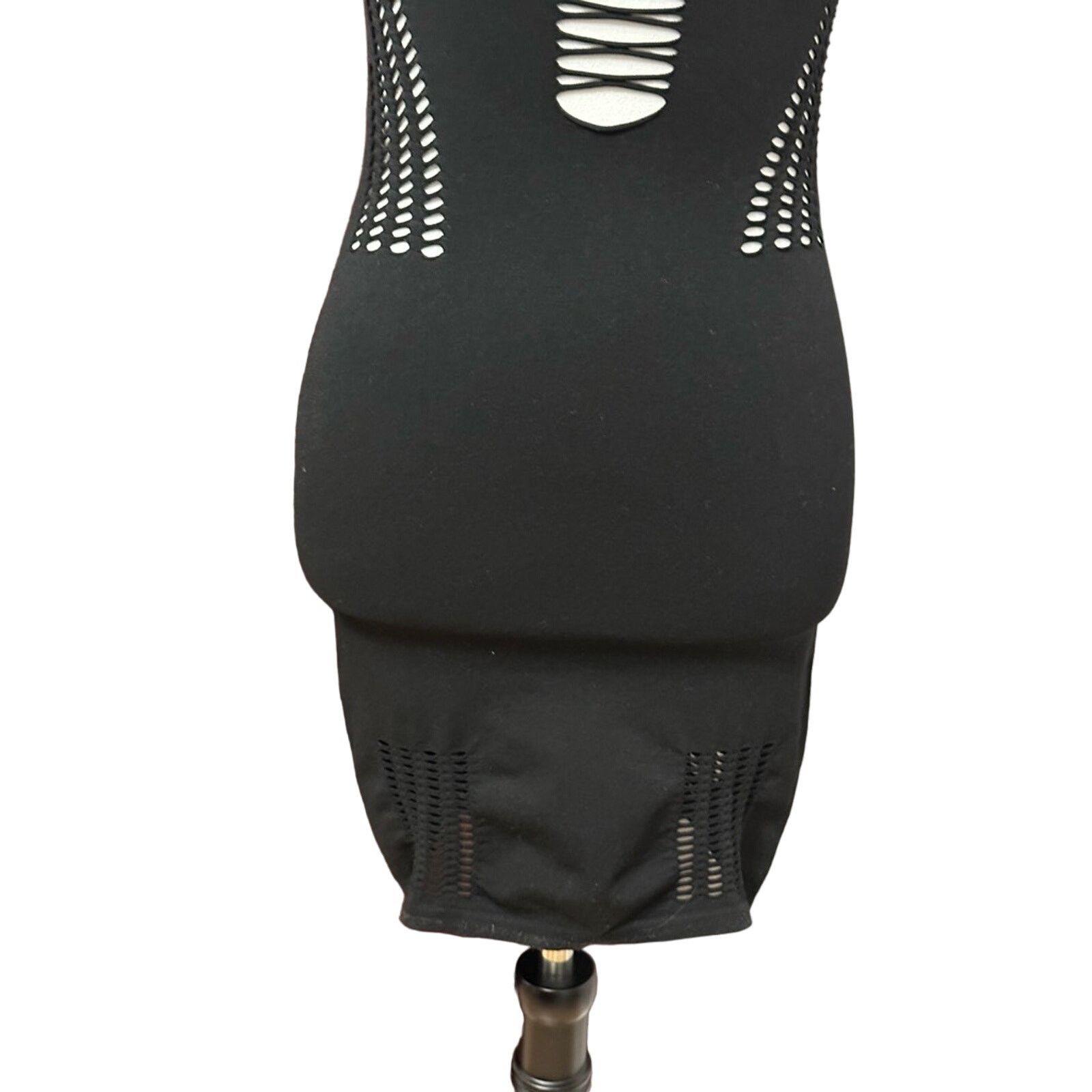 Other Iets Frans Bodycon Dress Edgy Sleeveless Cutout Black M NWOT Size M / US 6-8 / IT 42-44 - 3 Thumbnail