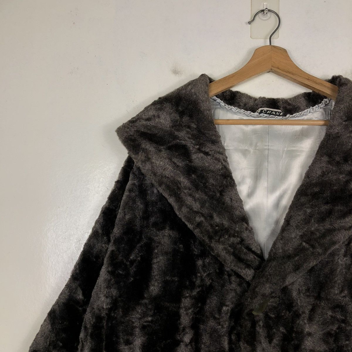 Japanese Brand 📌VINTAGE MOHAIR WOOL CASHMERE JACKET CRANE DOUBLE COLLAR Size US L / EU 52-54 / 3 - 10 Thumbnail