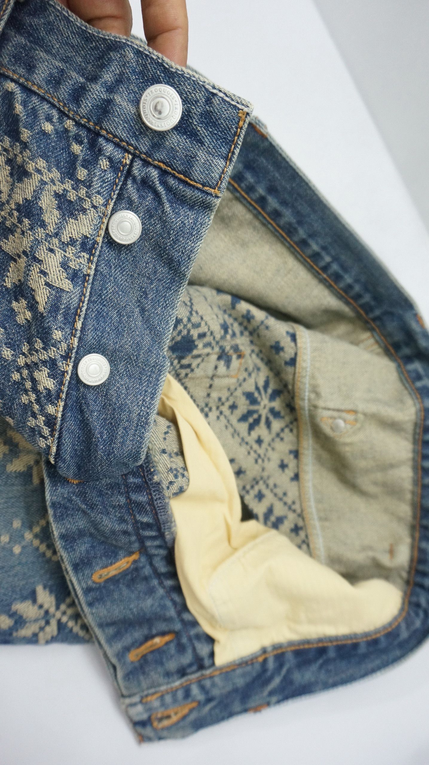 Iroquois Japan 🔴IROQUOIS Made in Japan 🎌 Native Vintage Buttonfly Jeans Size US 32 / EU 48 - 15 Thumbnail
