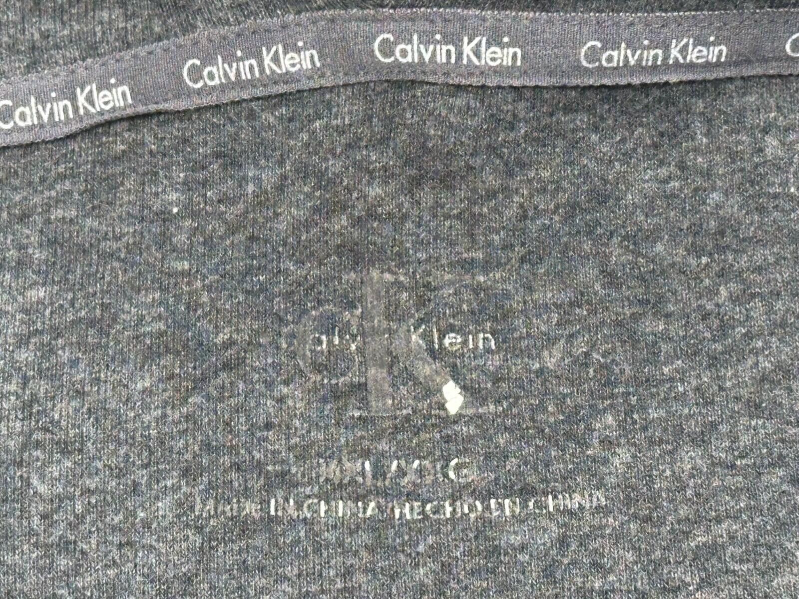Calvin Klein Calvin Klein Cotton Pullover Drawstring Hoodie Mens Gray 2XL Size US XXL / EU 58 / 5 - 6 Thumbnail