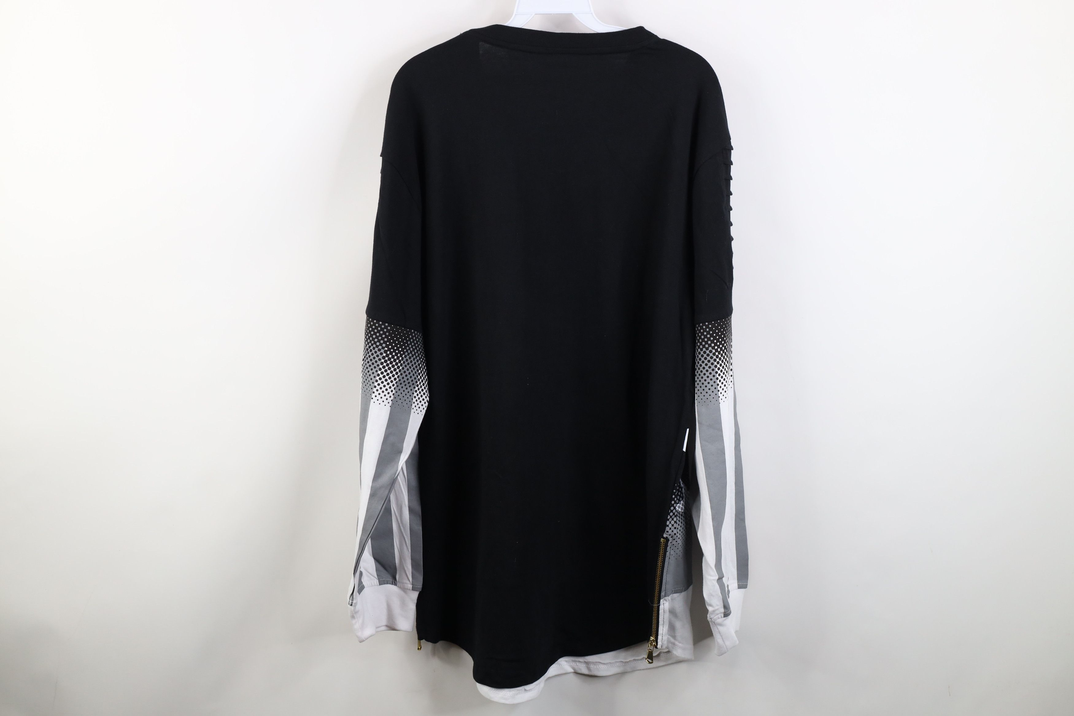 Vintage Deadstock Vintage Y2K Streetwear Flag Long Sleeve T-Shirt Size US XXL / EU 58 / 5 - 12 Thumbnail