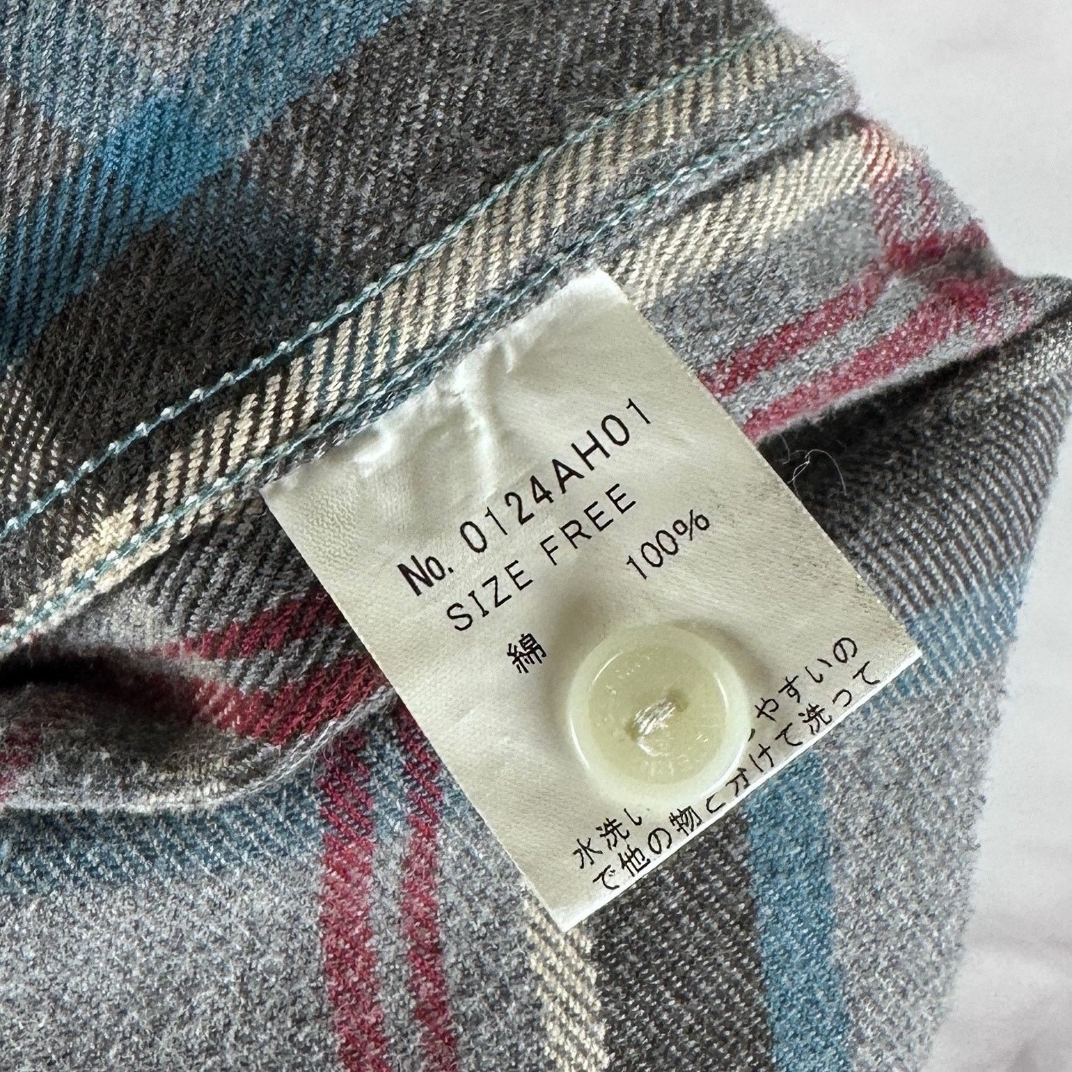 Hysteric Glamour Grey Plaid Flannel Shirt Size US S / EU 44-46 / 1 - 9 Thumbnail