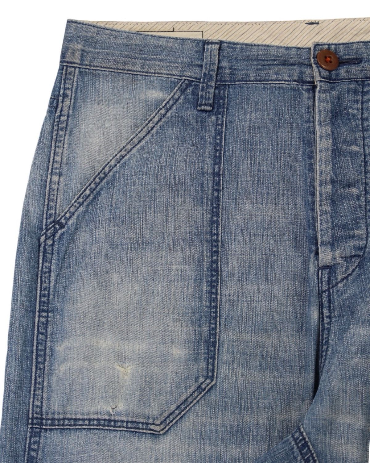 Hiroshi Kato SS2010 KATO`BY HIROSHI KATO TRIPLE A WORKWEAR DENIM PANTS Size US 32 / EU 48 - 3 Thumbnail