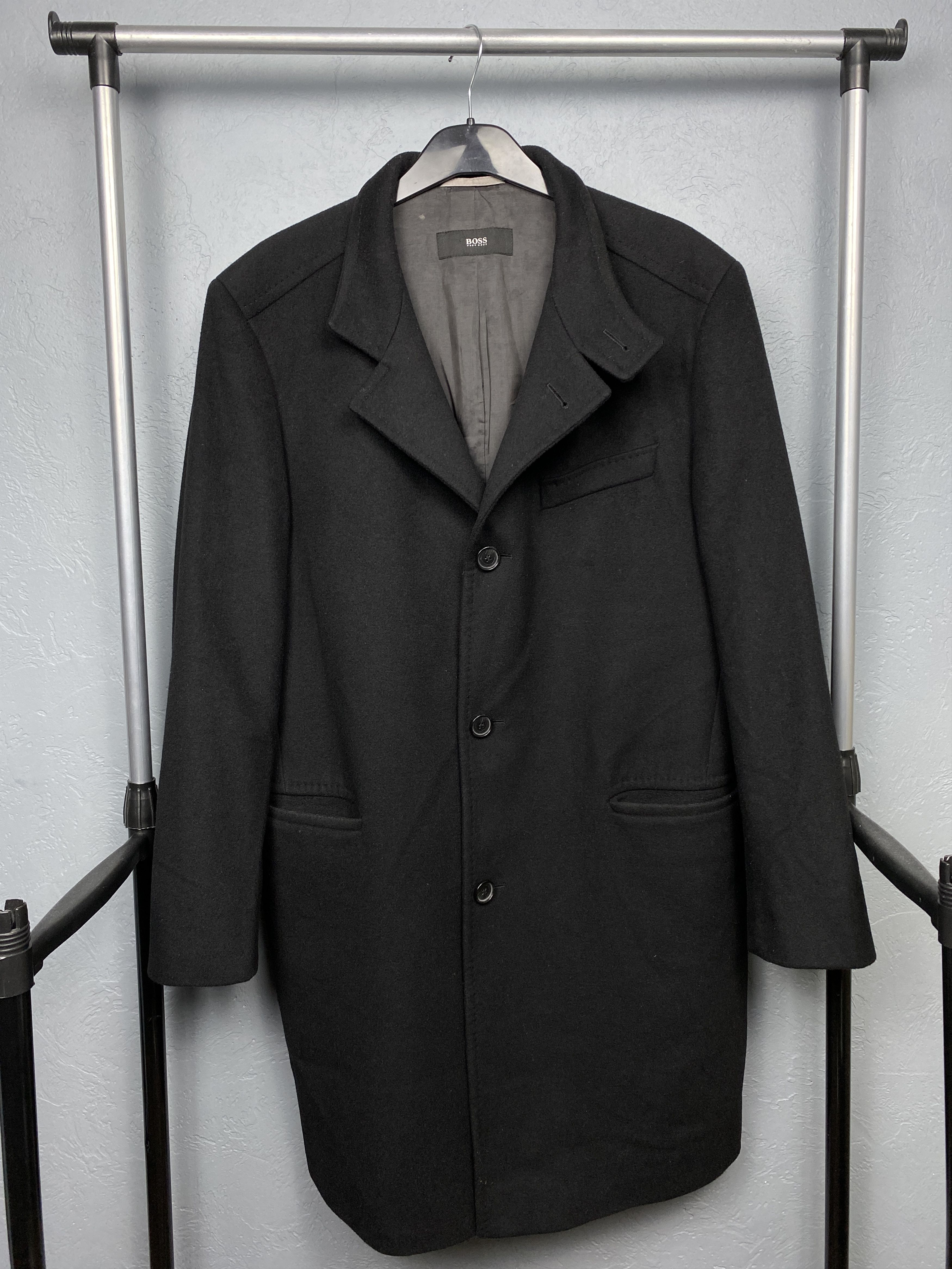 Hugo Boss Vintage Mens Wool Coat Jacket