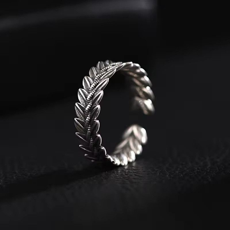 Jewelry Sterling Silver Wheat Open Rings Size ONE SIZE - 3 Thumbnail