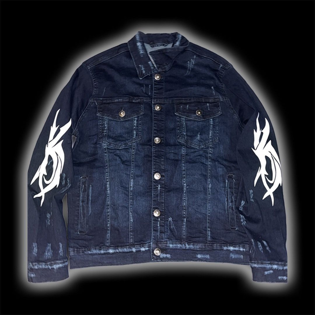 Kim Krueger Kim Krueger Slipknot Denim Jacket Size US L / EU 52-54 / 3 - 3 Thumbnail