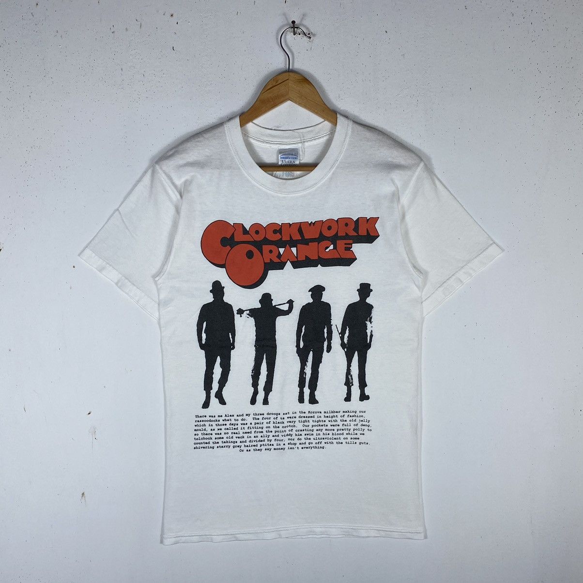 Vintage VINTAGE A CLOCKWORK ORANGE MOVIE BY STANLEY KUBRICK TEE Size US S / EU 44-46 / 1 - 2 Thumbnail