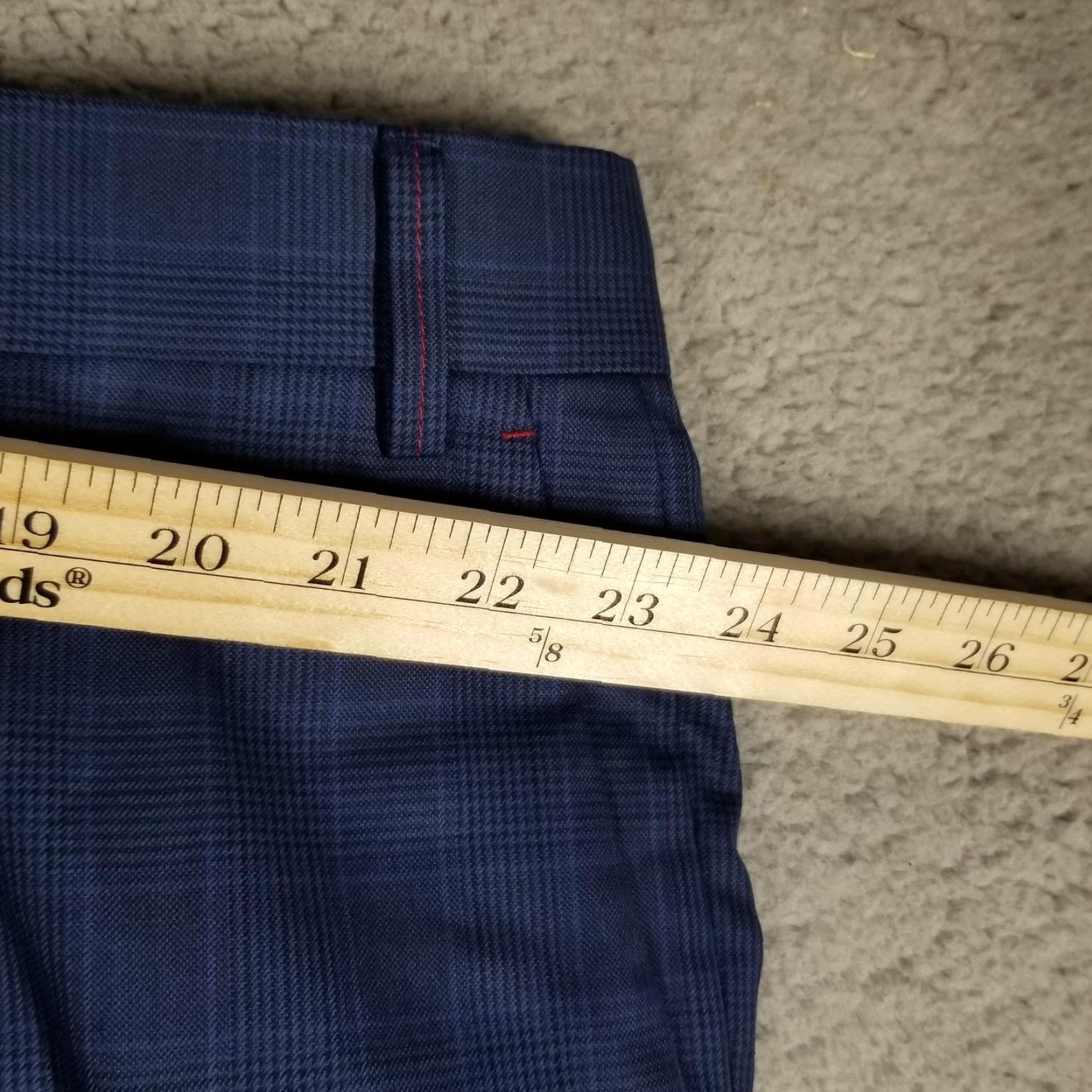 Robert Graham Robert Graham Dress Pants Mens 50 Blue Wool Check Cuffed Lined Straight Leg Dress Pants Mens Blue Wool Check Cuffed Lined Straight Leg 50 Size US 34 / EU 50 - 4 Thumbnail