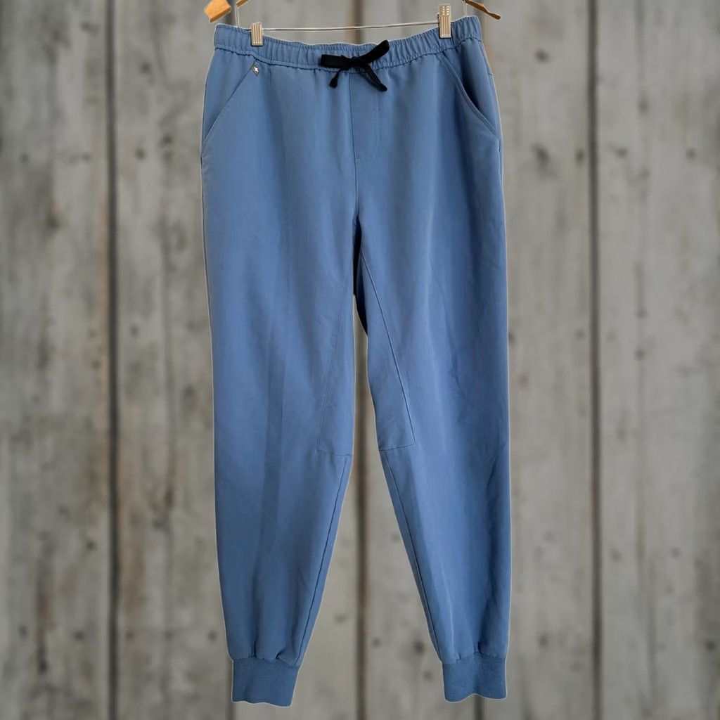 Vintage Figs Mens Scrub Jogger Blue/Navy Pants Drawstring Medical-Large Size US 33 - 1 Thumbnail