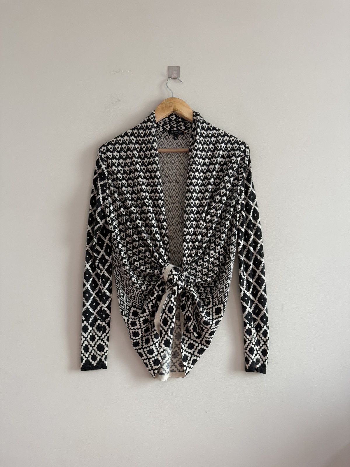 Etro Etro Milano Silk Cashmere Pattern Cardigan Size M / US 6-8 / IT 42-44 - 1 Thumbnail