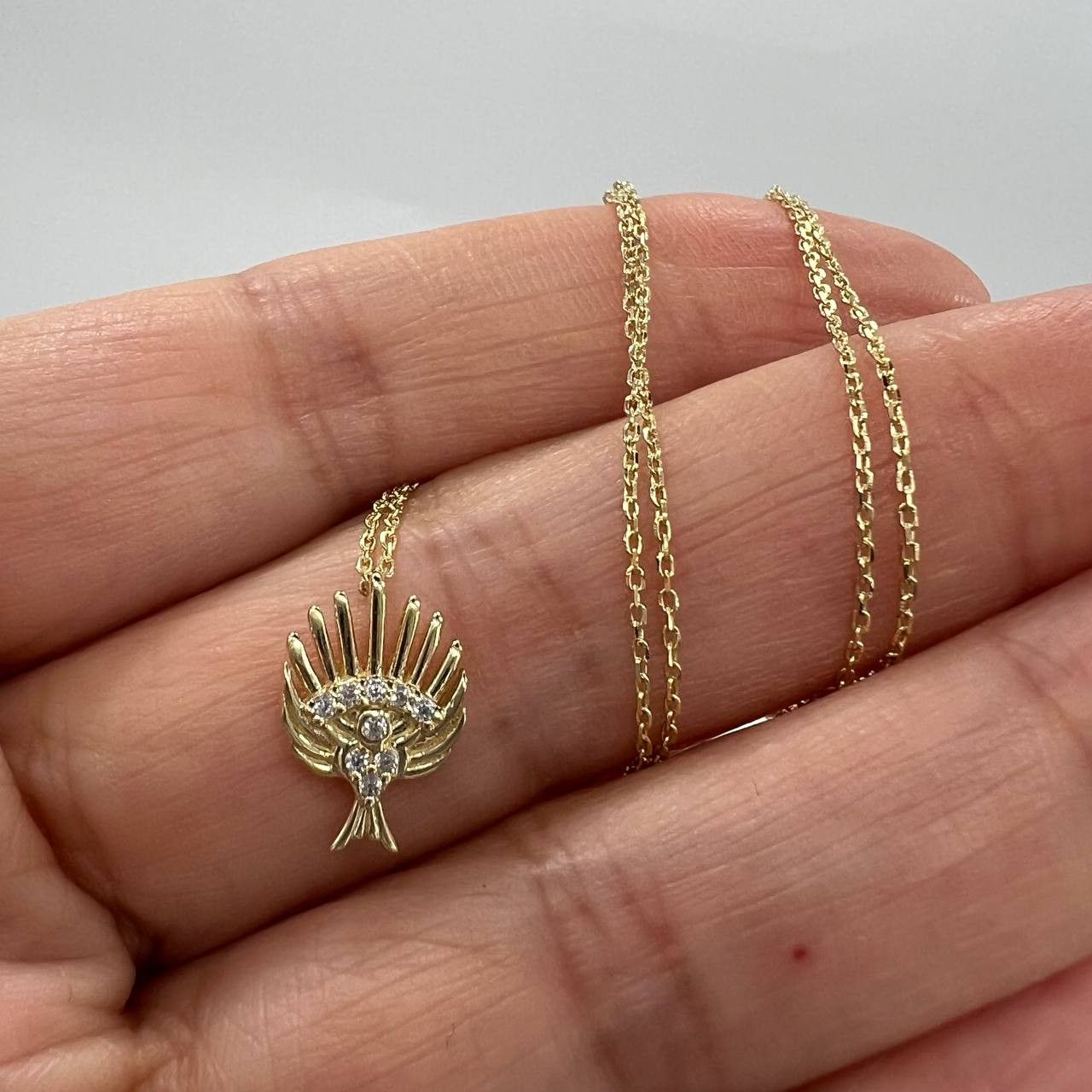 Other New 14K Solid Gold Italian Necklace Elegant 1.7g Size ONE SIZE - 4 Thumbnail