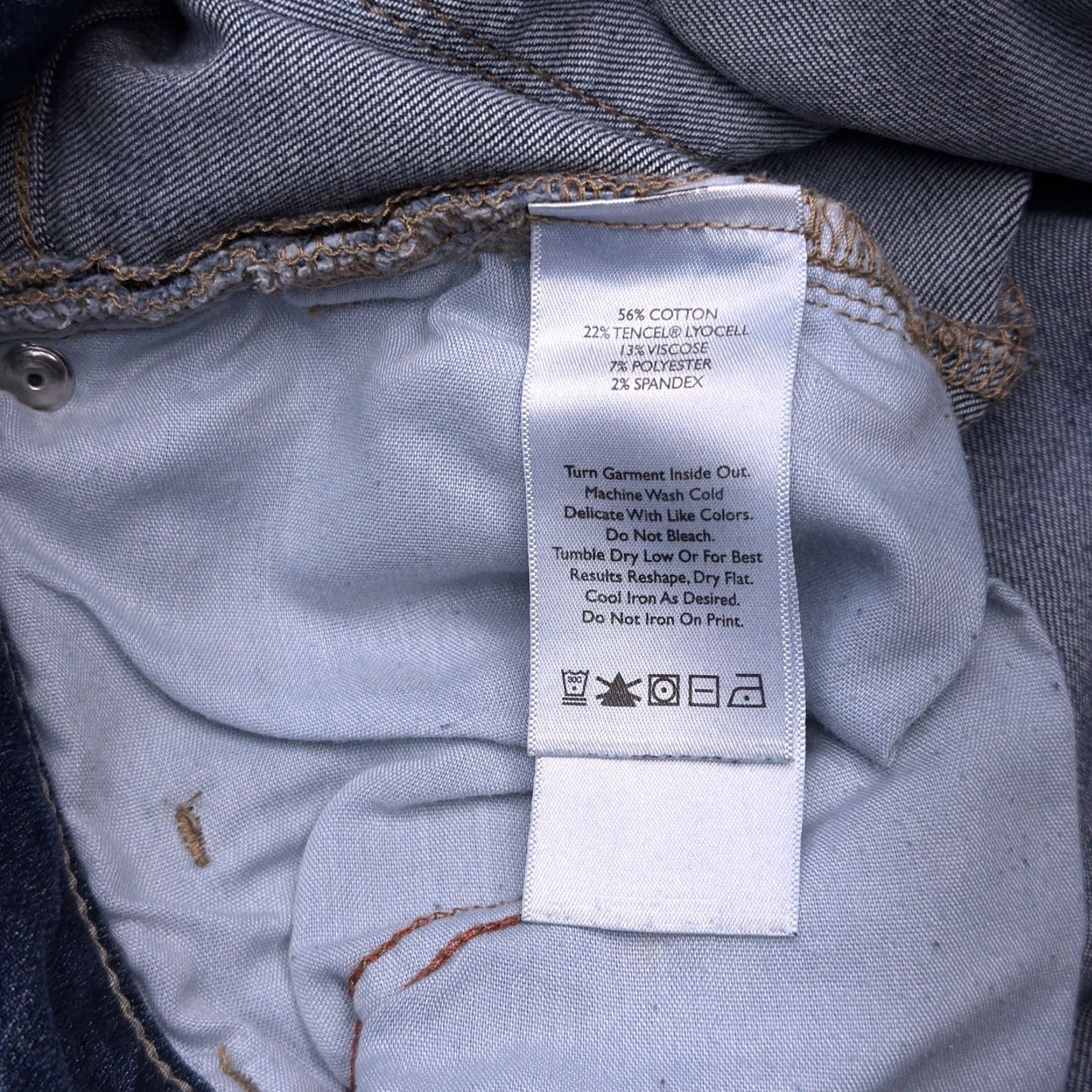 Eddie Bauer Eddie Bauer Skinny Jeans Womens 8 Mid Rise Stretch Jeans Blue Slim 5-Pocket Denim City Size 30" / US 8 / IT 44 - 6 Thumbnail