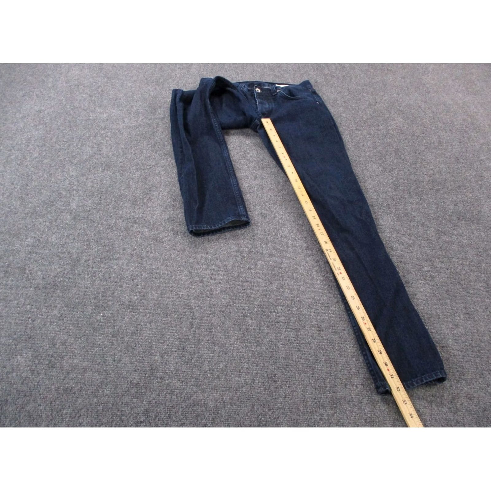 Rag & Bone rag & bone Jeans Womens 31 Blue Denim Skinny Straight Slim Selvedge Classic Jeans Size 24" / US 00 / IT 34 - 3 Thumbnail