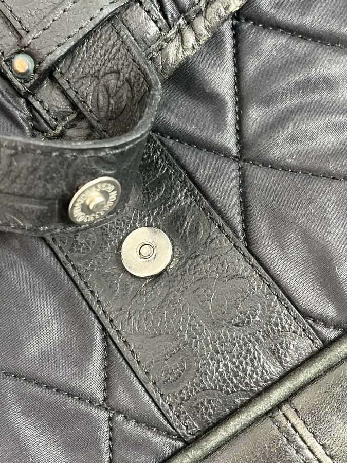 Dolce & Gabbana AW2003 Dolce & Gabbana Losange Black Leather Shoulder Bag Size ONE SIZE - 11 Thumbnail