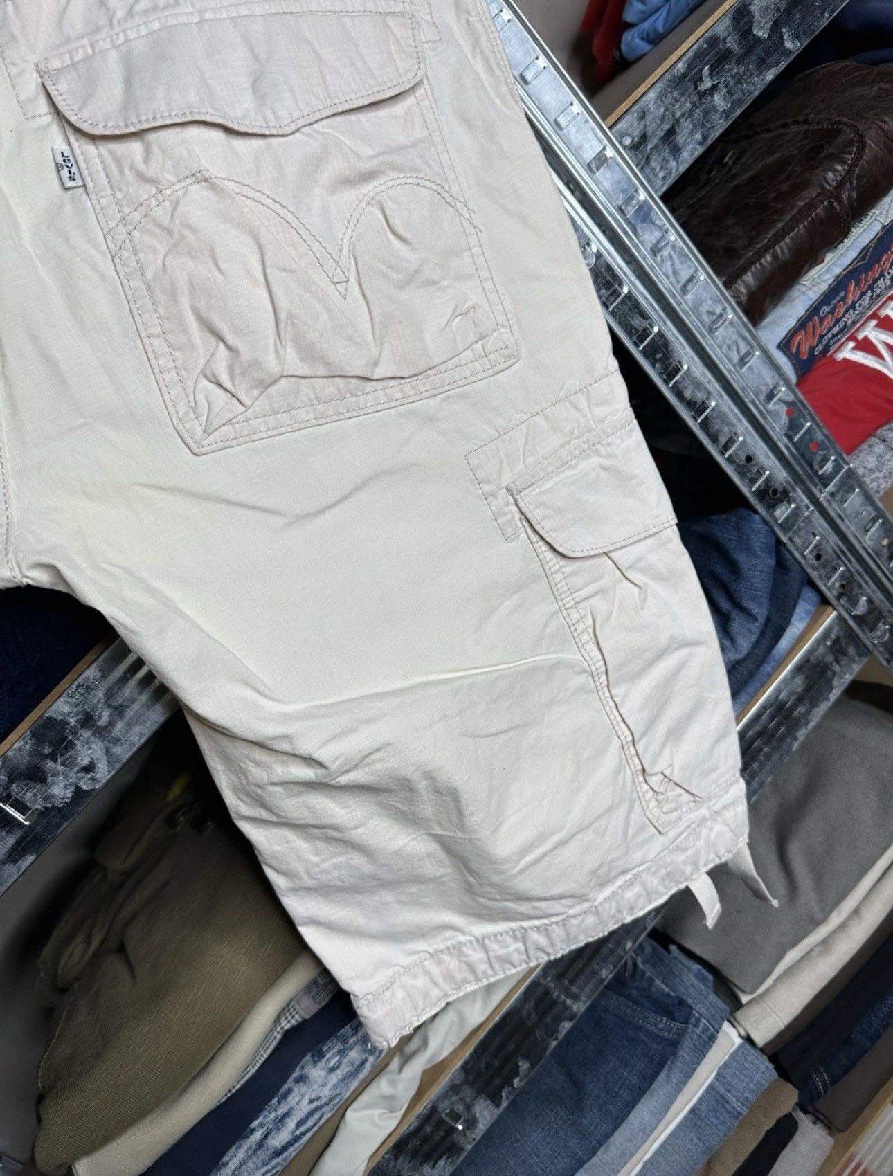 Levi's Levi’s Vintage TRASHED Cargo Aviation Shorts Size US 34 / EU 50 - 17 Thumbnail