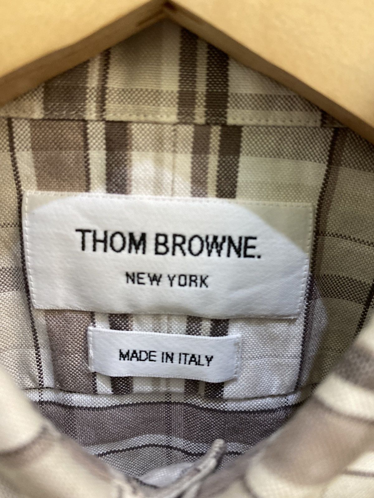 Thom Browne Thom browne plaid shirt made in italy Size US M / EU 48-50 / 2 - 5 Thumbnail