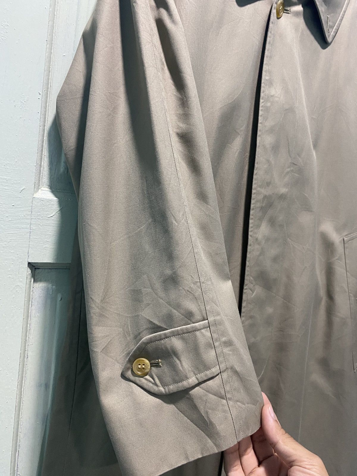 Burberry Vtg Burberry Trench Coat Single Breasted Nova check Jacket Size US M / EU 48-50 / 2 - 6 Thumbnail