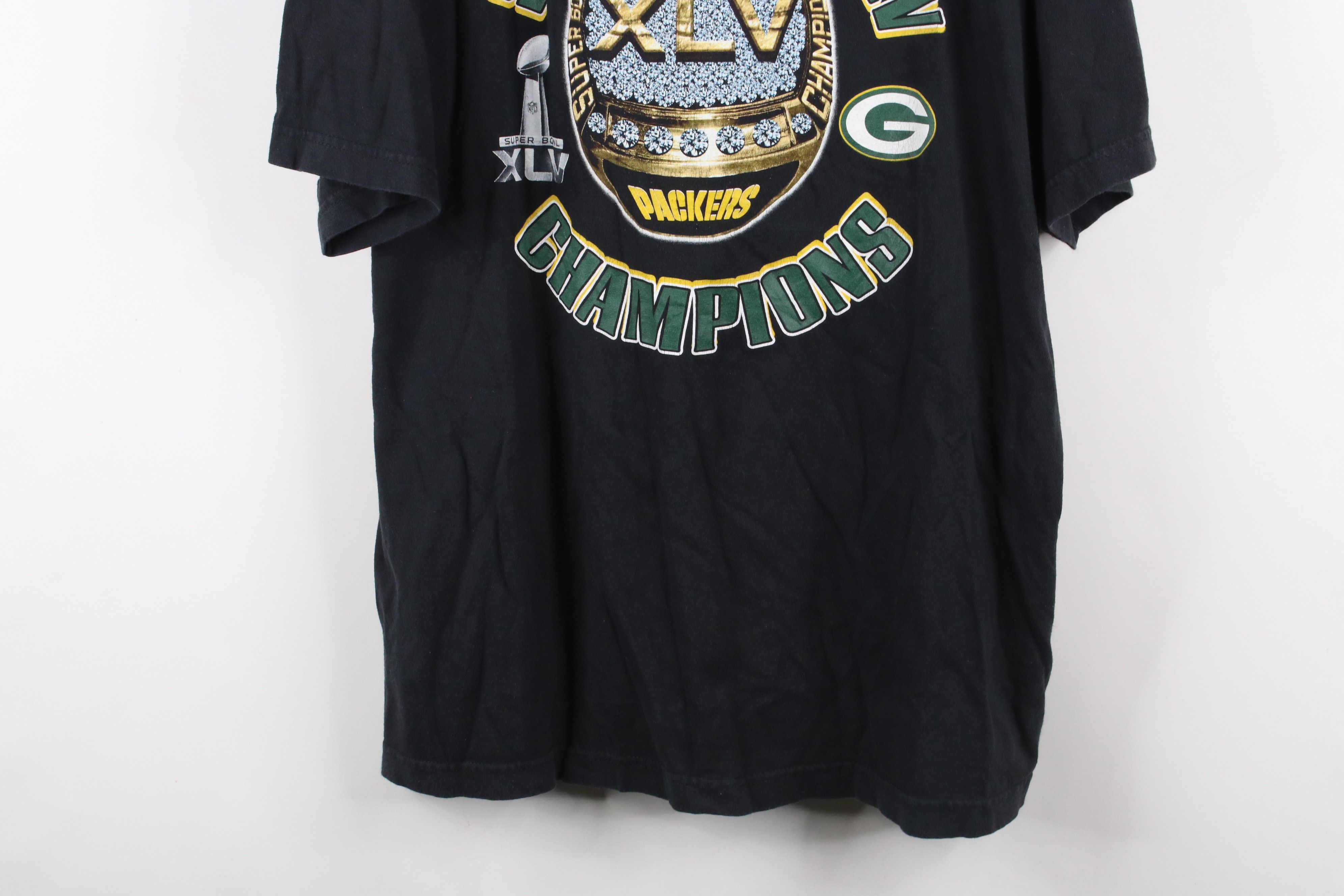 Vintage Vintage Y2K Champs Green Bay Packers Football T-Shirt Size US XXL / EU 58 / 5 - 3 Thumbnail