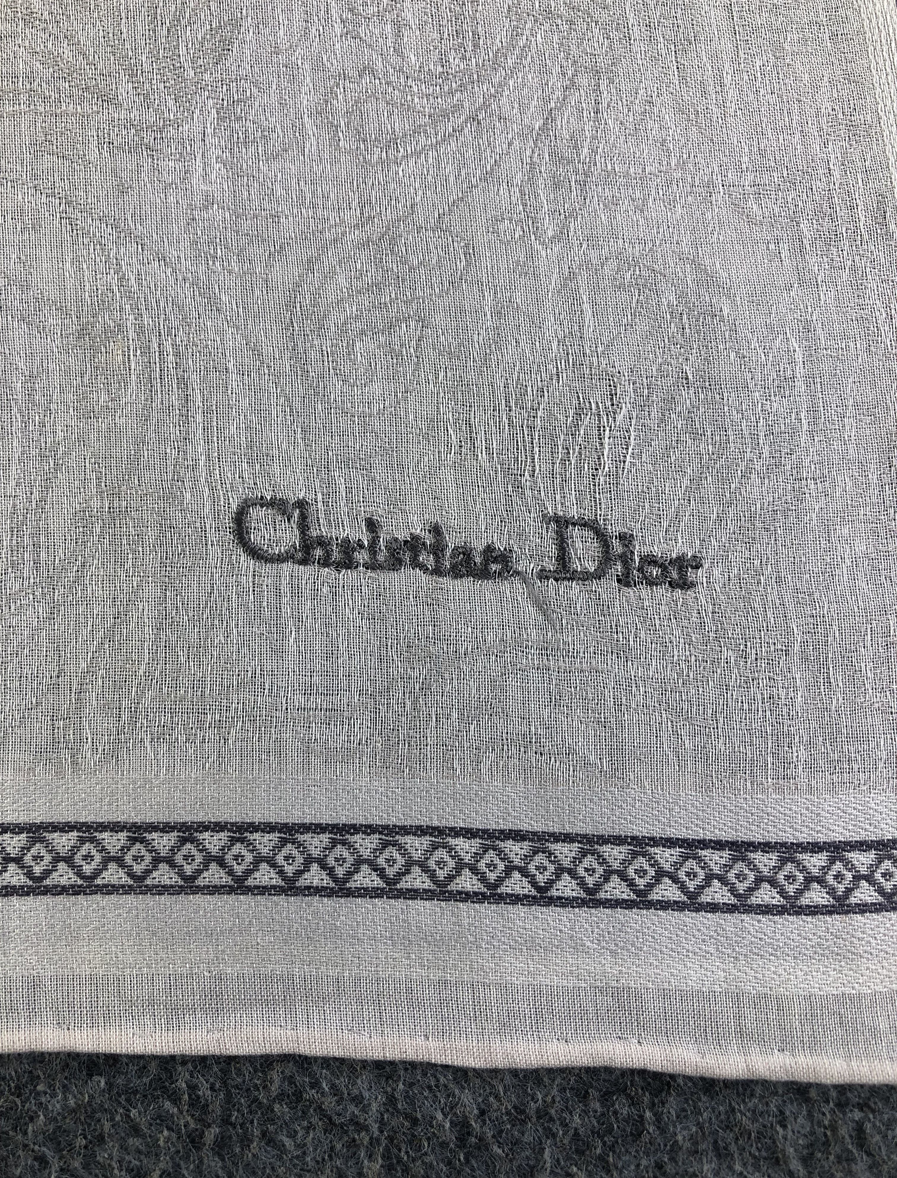 Vintage Christian Dior Handkerchief / Bandana / Neckerchief C408 Size ONE SIZE - 5 Thumbnail